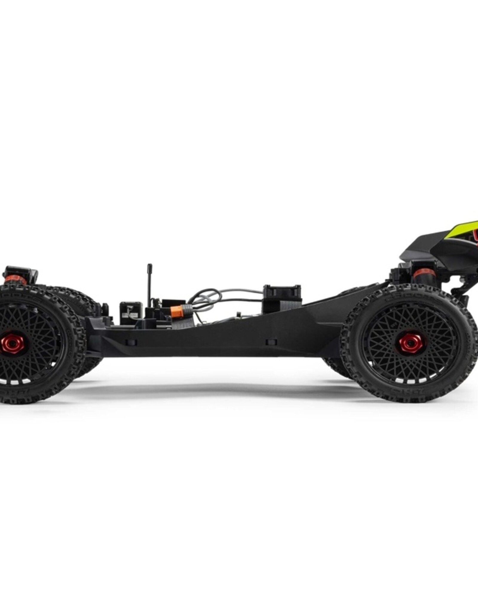 Arrma ARA4206V4T2 1/8 TYPHON MEGA 665 4X4 RTR Brushed Buggy, Yellow