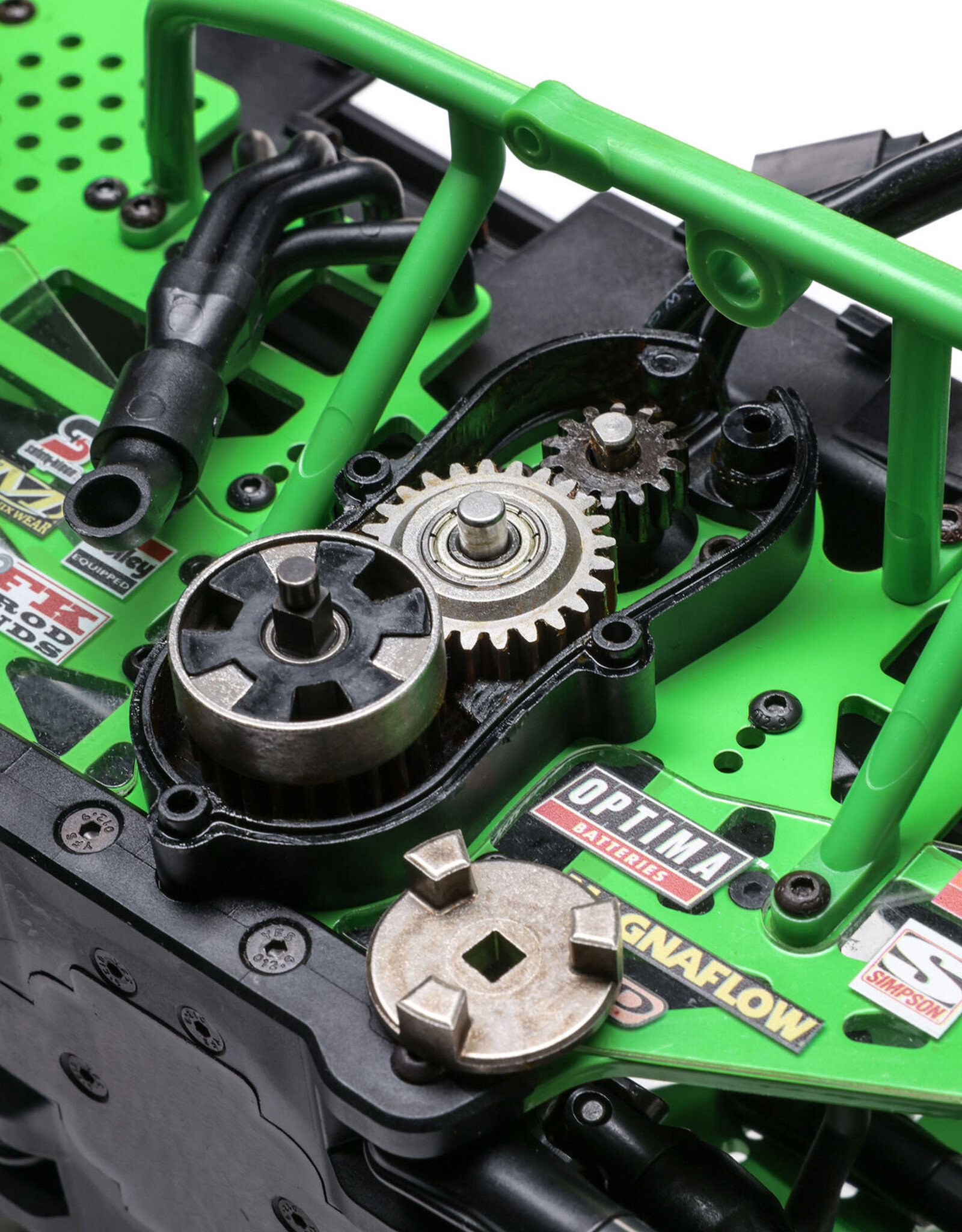Losi LOS04028T1 1/8 LMT 2.0 Grave Digger 4X4 Solid Axle Brushless Monster Truck RTR, Green