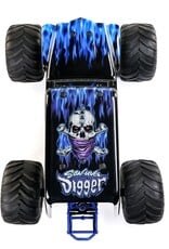 Losi LOS04028T2 1/8 LMT 2.0 Grave Digger 4X4 Solid Axle Brushless Monster Truck RTR,Blue