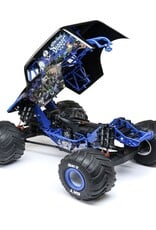 Losi LOS04028T2 1/8 LMT 2.0 Grave Digger 4X4 Solid Axle Brushless Monster Truck RTR,Blue