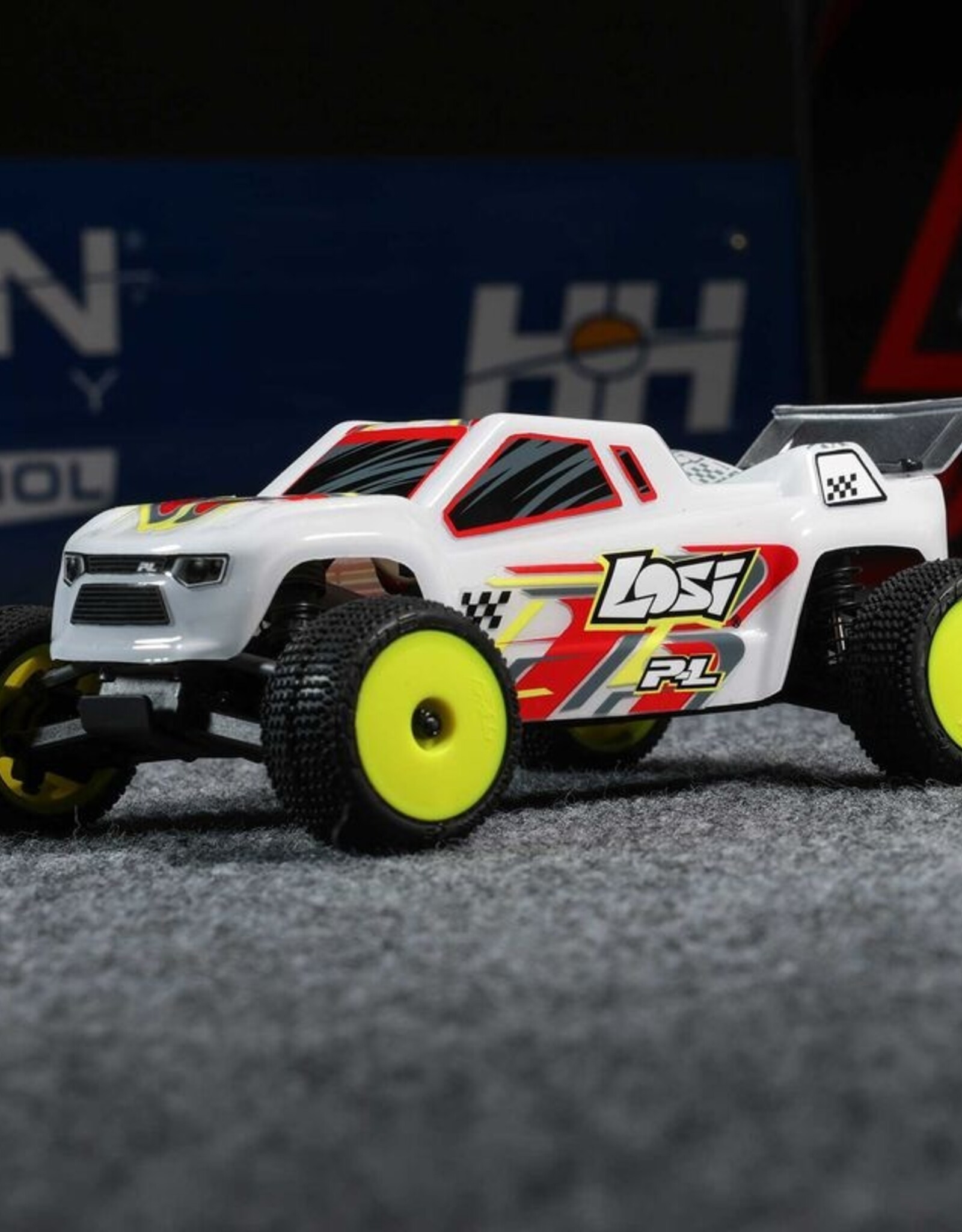 Losi LOS-1392T1 1/28 Micro-T 2S 2WD RTR Stadium Truck (Battery & Charger Included), White