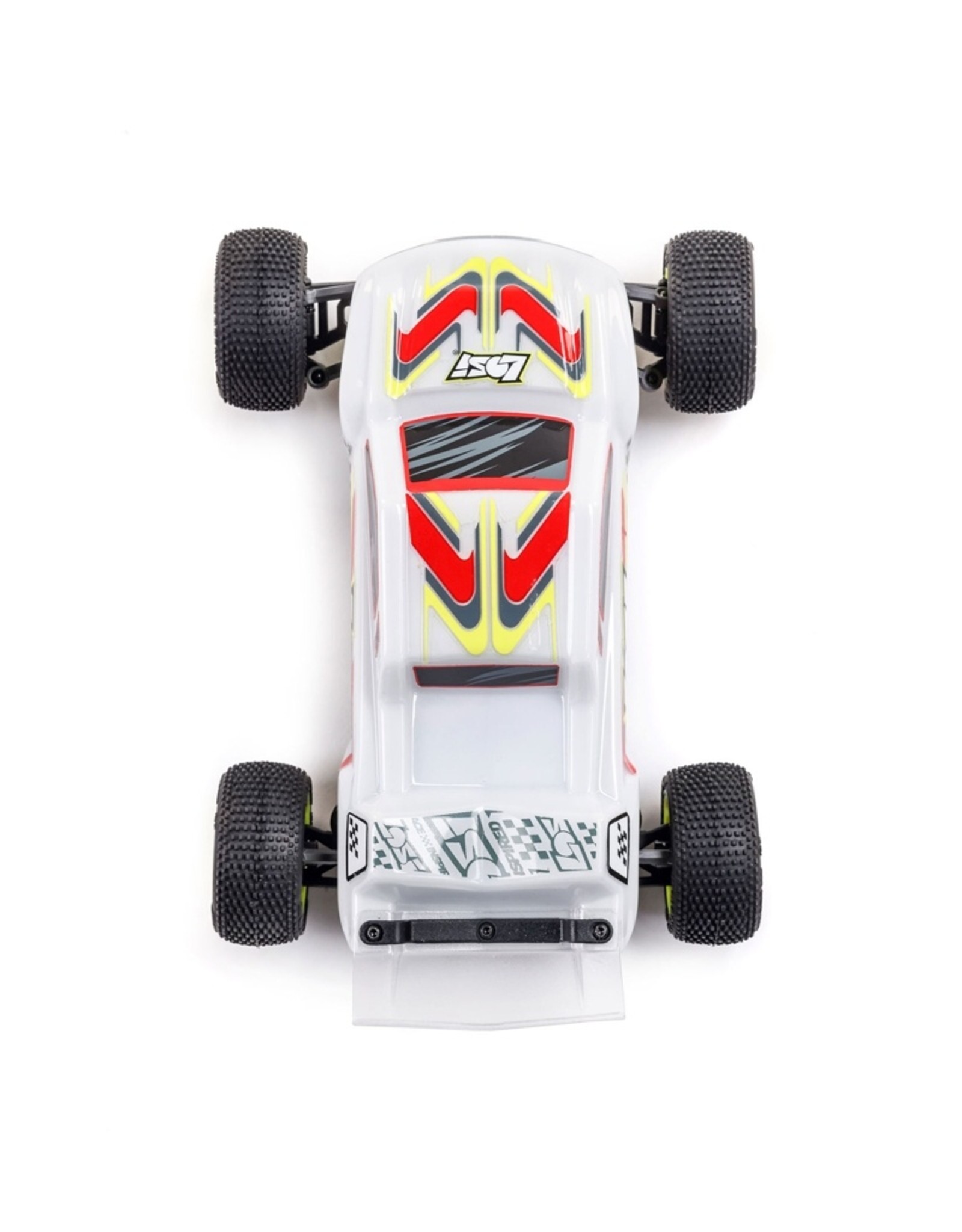 Losi LOS-1392T1 1/28 Micro-T 2S 2WD RTR Stadium Truck (Battery & Charger Included), White