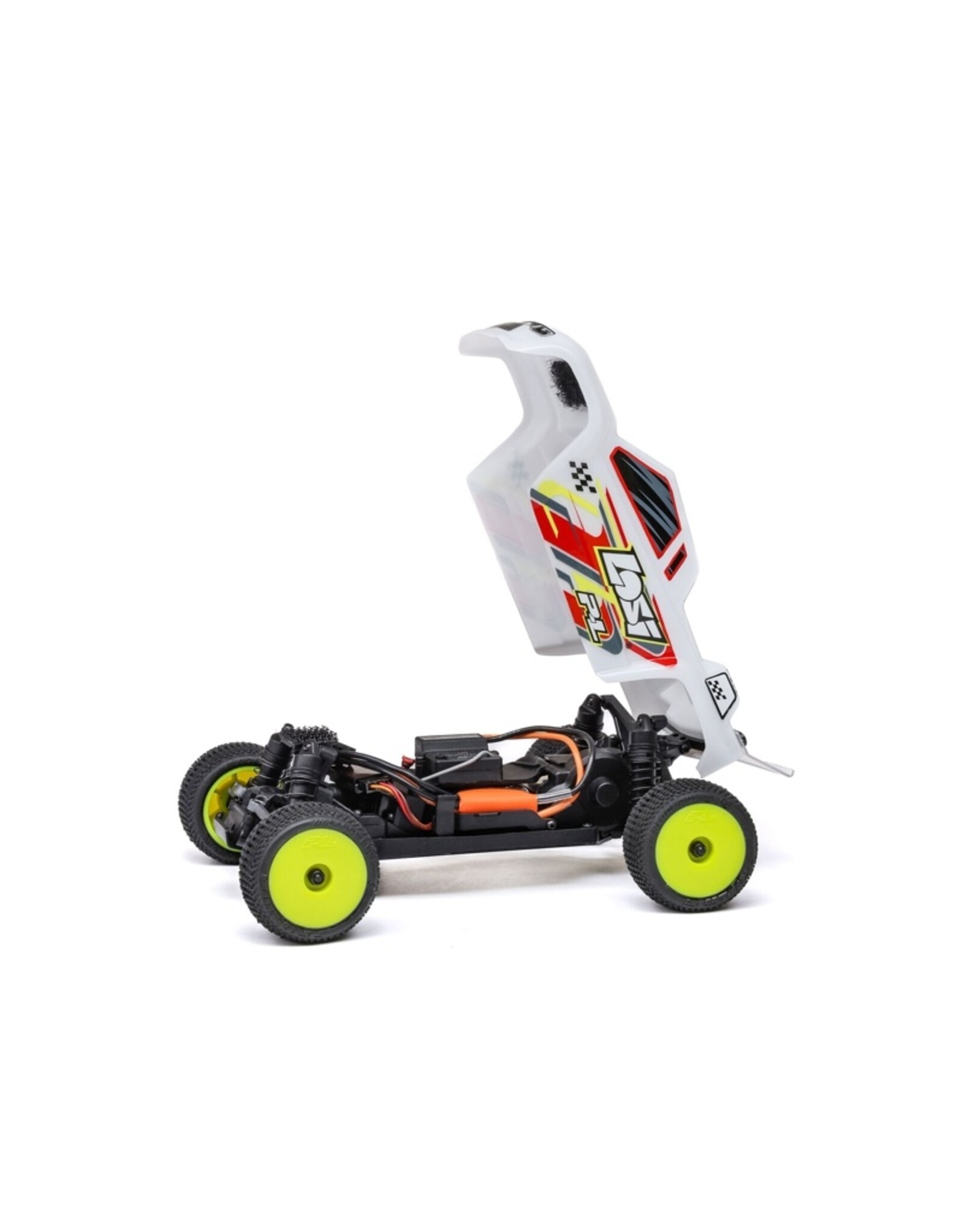Losi LOS-1392T1 1/28 Micro-T 2S 2WD RTR Stadium Truck (Battery & Charger Included), White