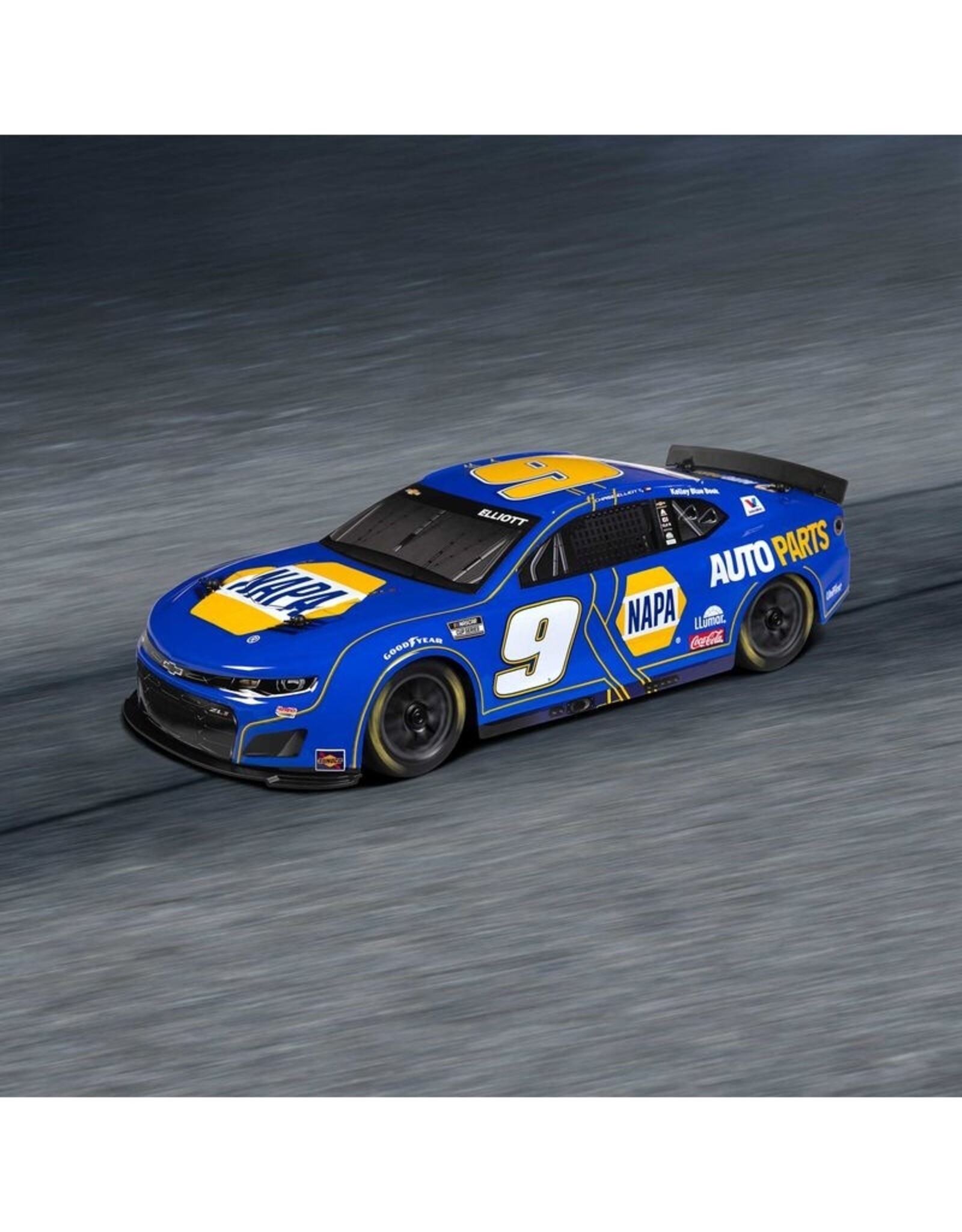 Losi LOS1122509 1/12 NASCAR RC Racecar Chase Elliot No. 9 NAPA 2025 Chevrolet Camaro ZL1 2S AWD RTR Brushed On-Road (Battery & Charger Included)