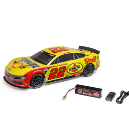 Losi LOS1122522 1/12 NASCAR RC Racecar Joey Logano No. 22 Shell 2025 Ford Mustang 2S AWD RTR Brushed On-Road (Battery & Charger Included)