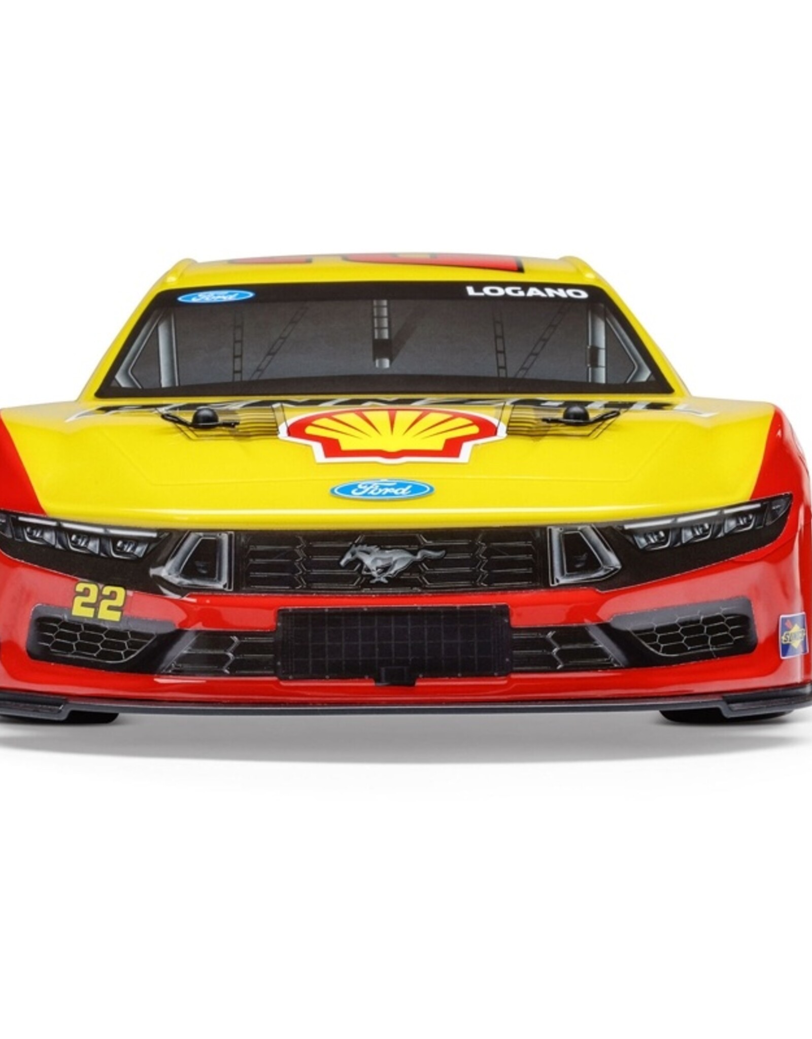 Losi LOS1122522 1/12 NASCAR RC Racecar Joey Logano No. 22 Shell 2025 Ford Mustang 2S AWD RTR Brushed On-Road (Battery & Charger Included)