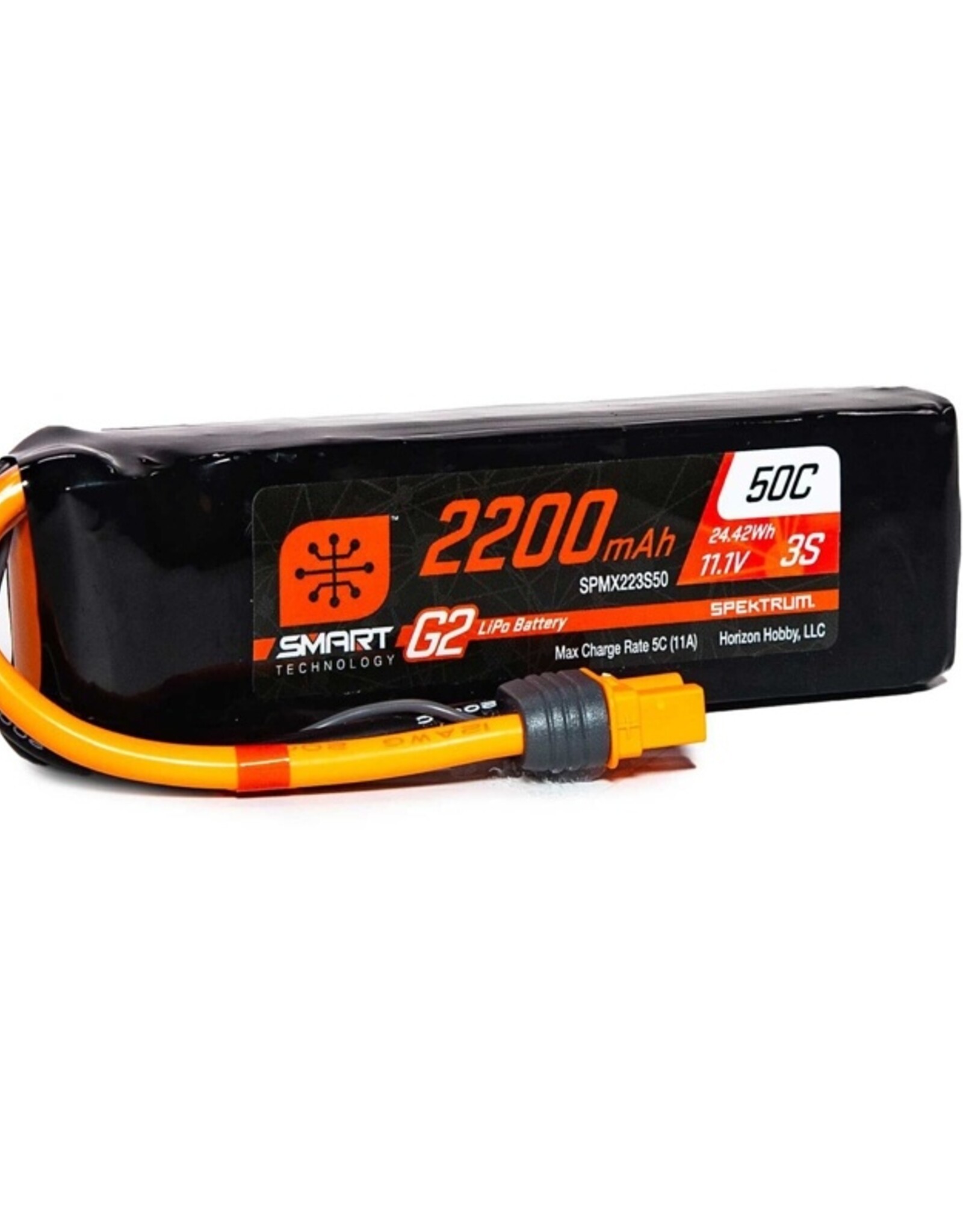 spektrum SPMXPSA400 Smart Powerstage Air Bundle: G2 2200mAh 3S LiPo IC3 & S155 Charger