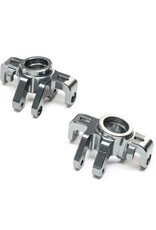 Losi LOS-1948 Spindle Set, Aluminum, Red: NASCAR GROM