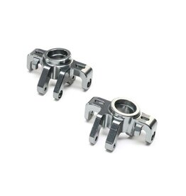 Losi LOS-1948 Spindle Set, Aluminum, Red: NASCAR GROM