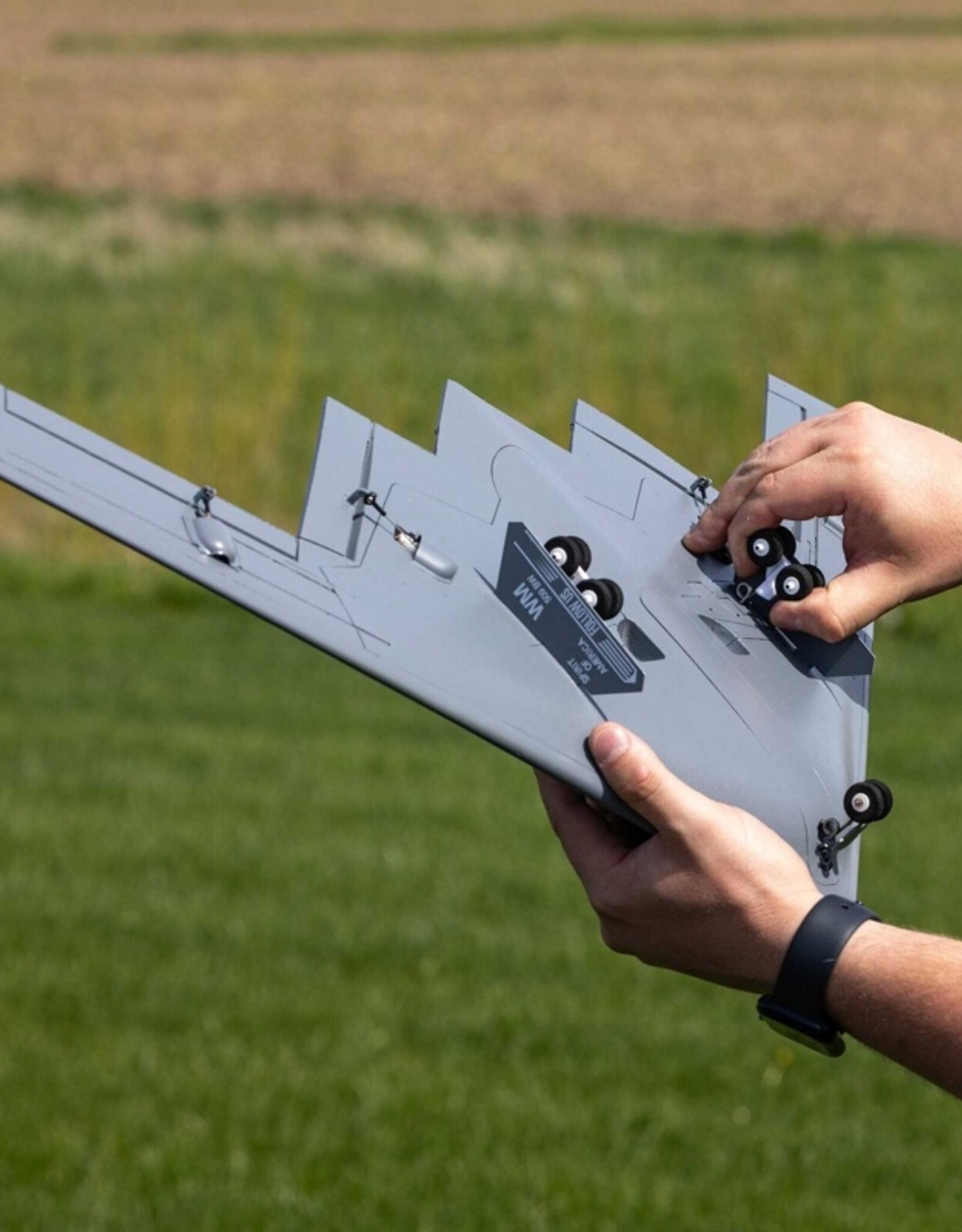 eflite EFLU09050 Micro B-2 Spirit of America Twin 30mm EDF BNF Basic