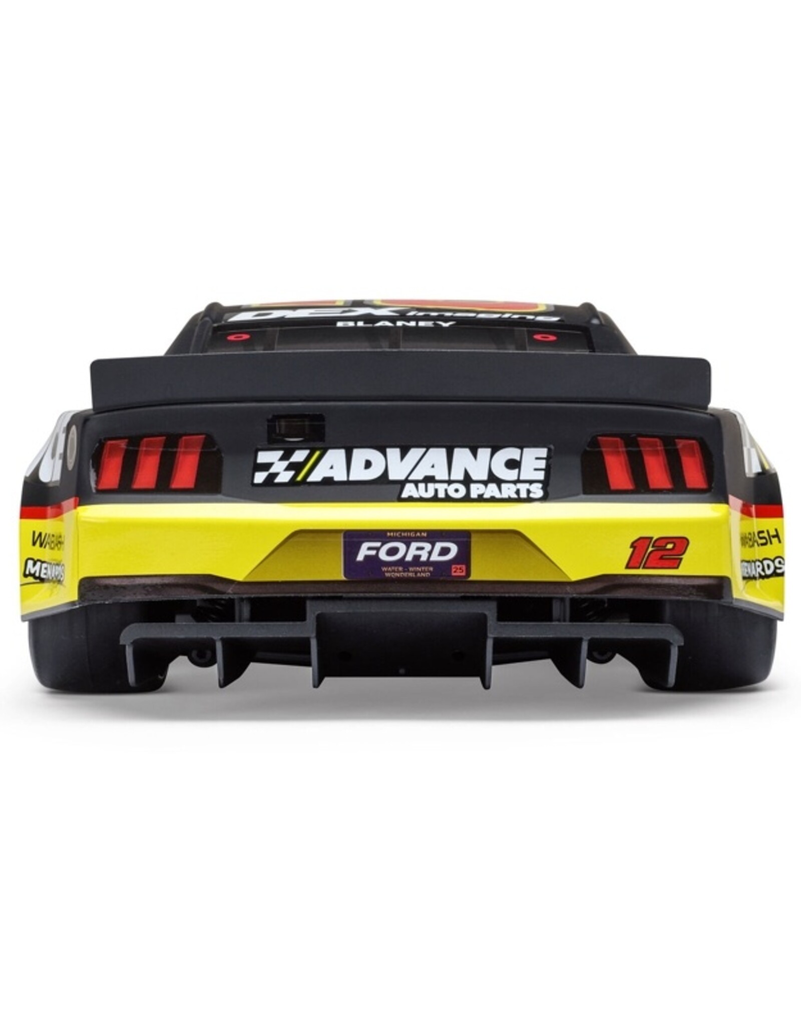 Losi LOS1122512 1/12 NASCAR RC Racecar Ryan Blaney No. 12 Advance Auto 2025 Ford Mustang 2S AWD RTR Brushed On-Road (Battery & Charger Included)