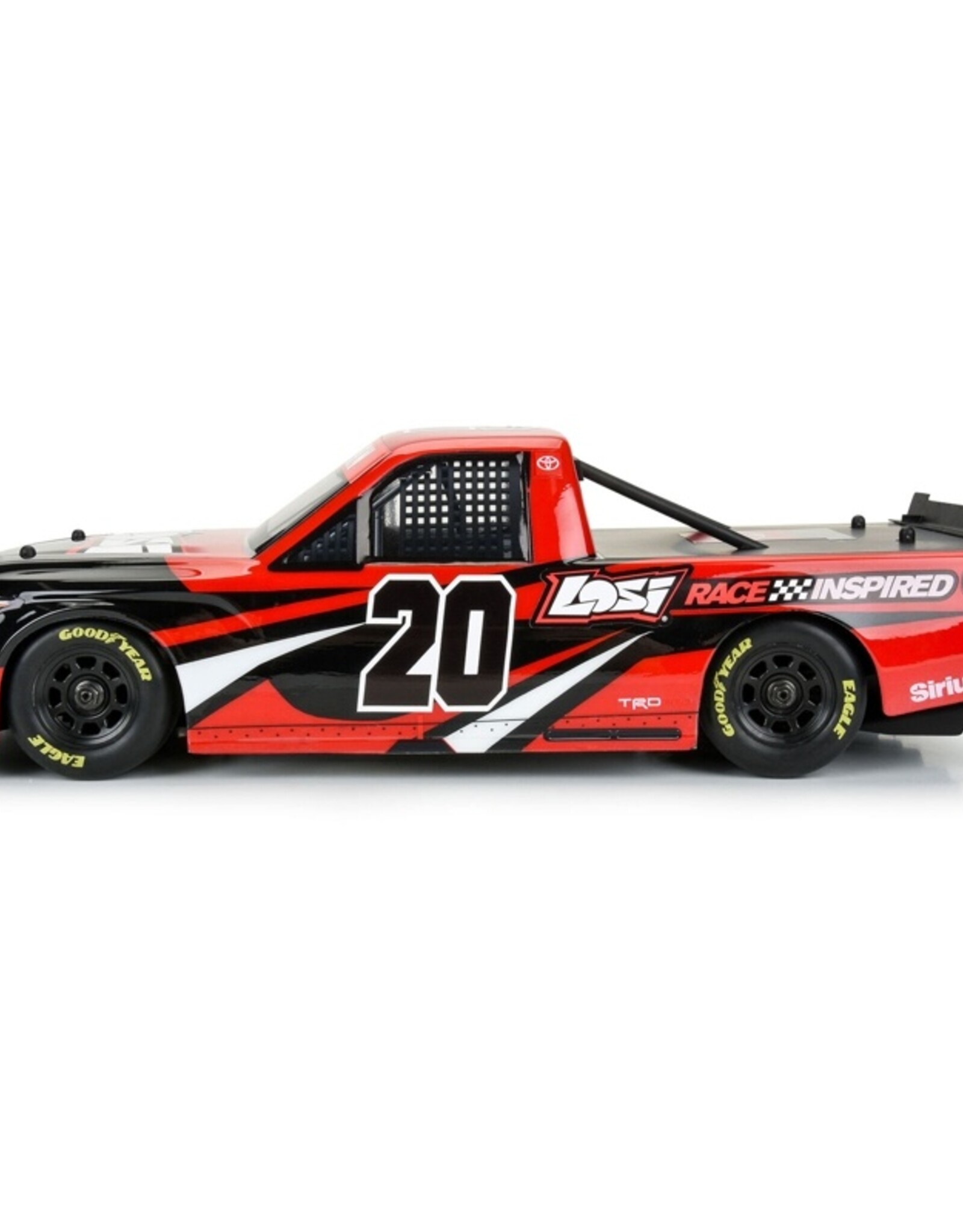 Proline PRO365500 Pre-Cut 2024 Toyota Tundra NASCAR Truck Series Clear Body for Losi NASCAR Racecar