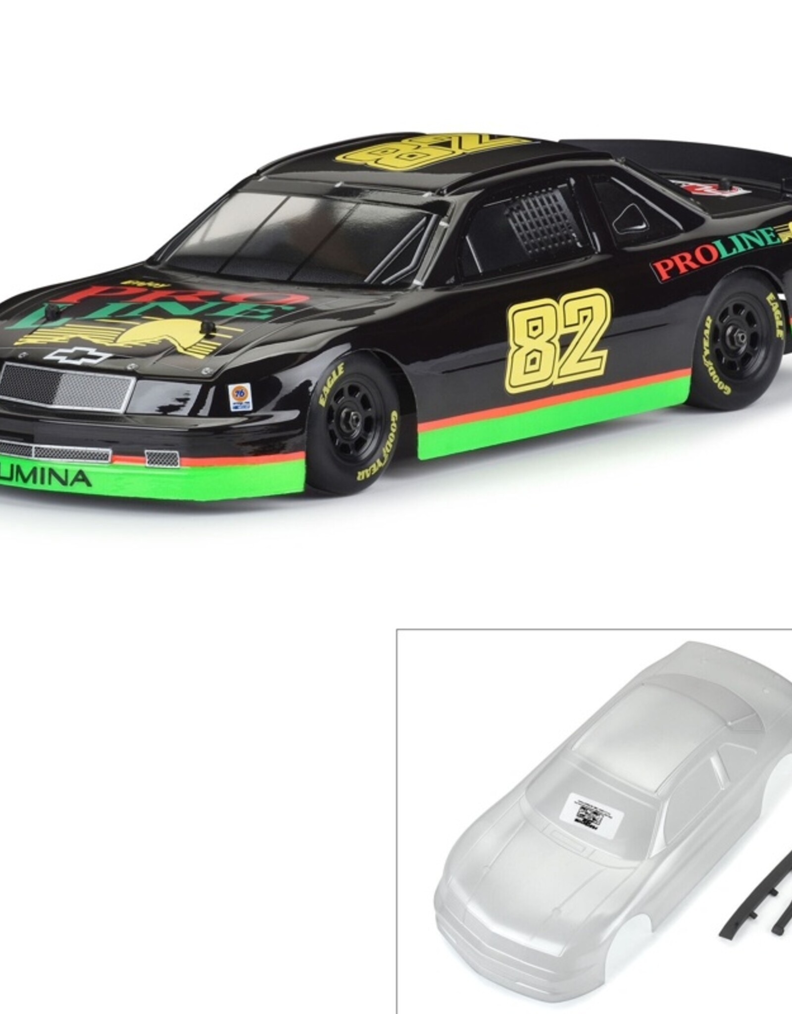 Proline PRO370917 1/12 Pre-Cut 1990 Chevy Lumina Clear Body: Losi NASCAR