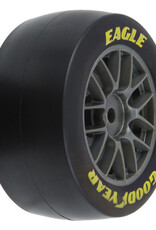 Proline PRO1030411 Goodyear Eagle Rain Tire F/R MTD Gray for Losi NASCAR Racecar (4)