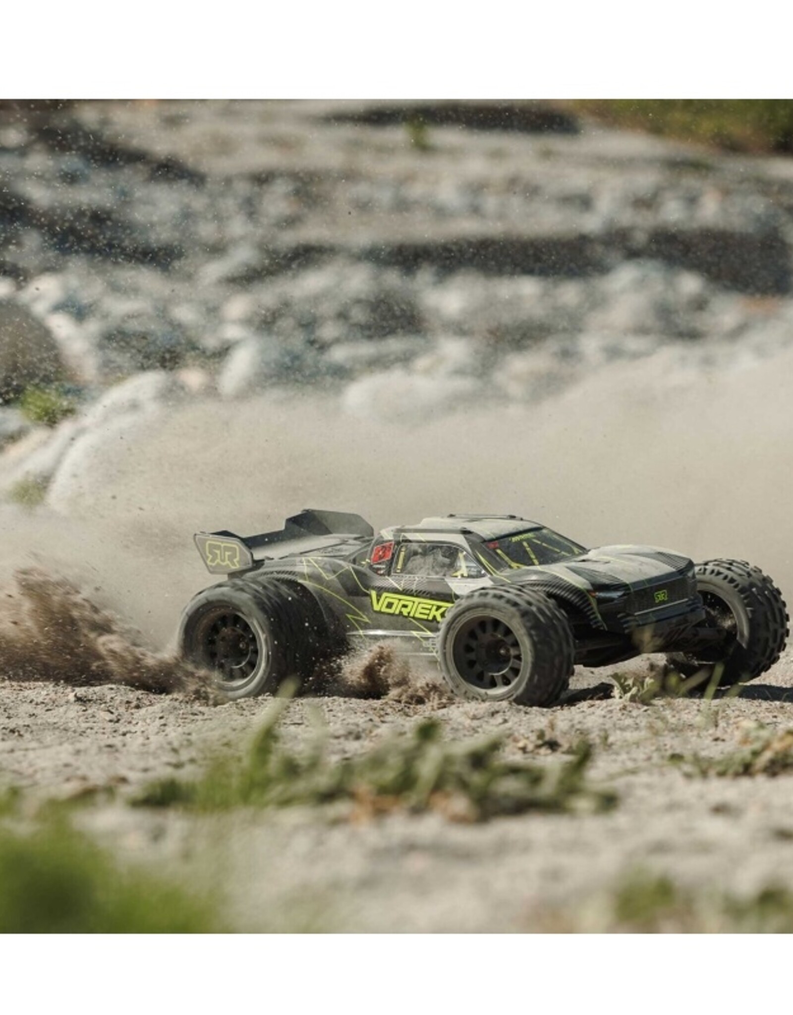 Arrma ARA3505T1 1/10 VORTEKS 223S DSC 2WD RTR Brushless Stadium Truck, Yellow