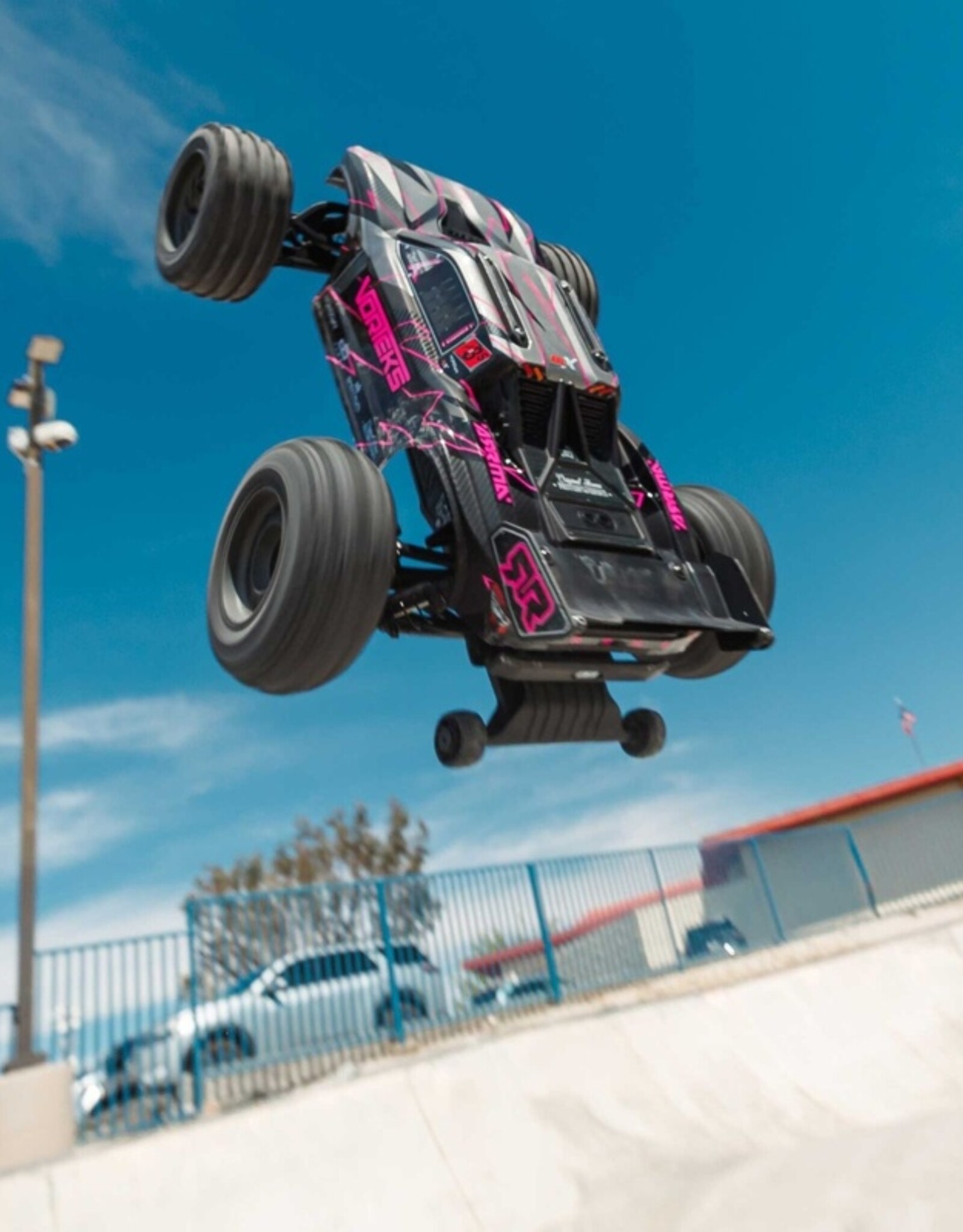 Arrma ARA3505T3 1/10 VORTEKS 223S DSC 2WD RTR Brushless Stadium Truck, Pink