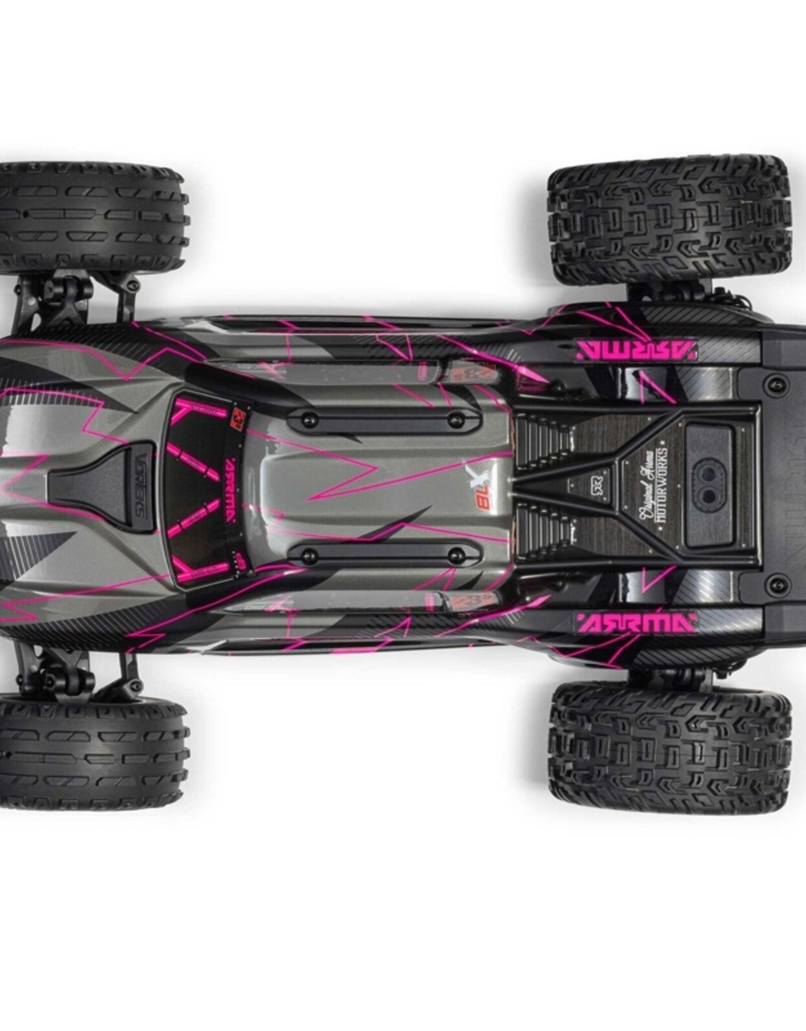 Arrma ARA3505T3 1/10 VORTEKS 223S DSC 2WD RTR Brushless Stadium Truck, Pink