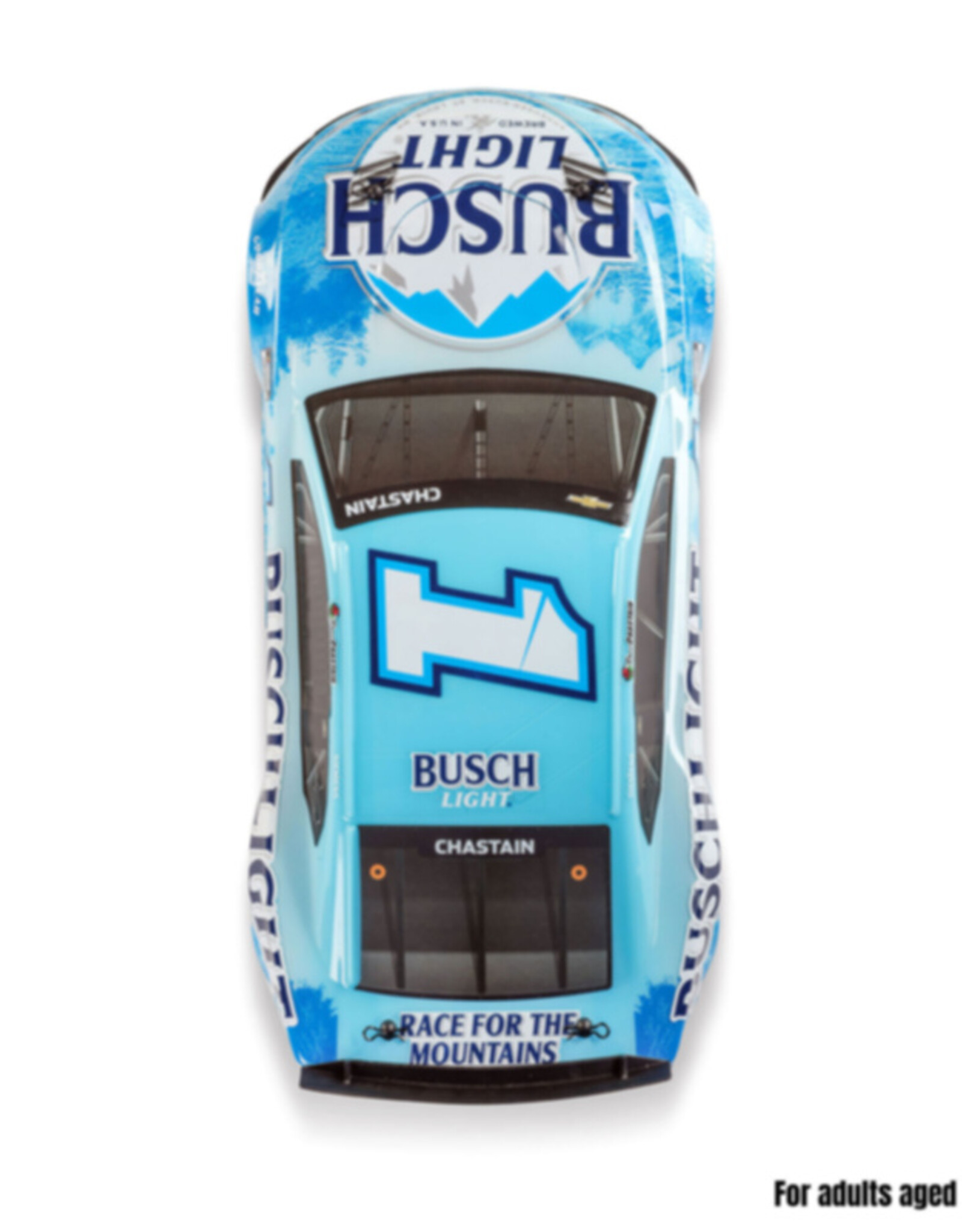 Losi LOS1122501 1/12 NASCAR RC Racecar Ross Chastain No. 1 Busch Light 2025 Chevrolet Camaro ZL1 2S AWD RTR Brushed On-Road (Battery & Charger Included)