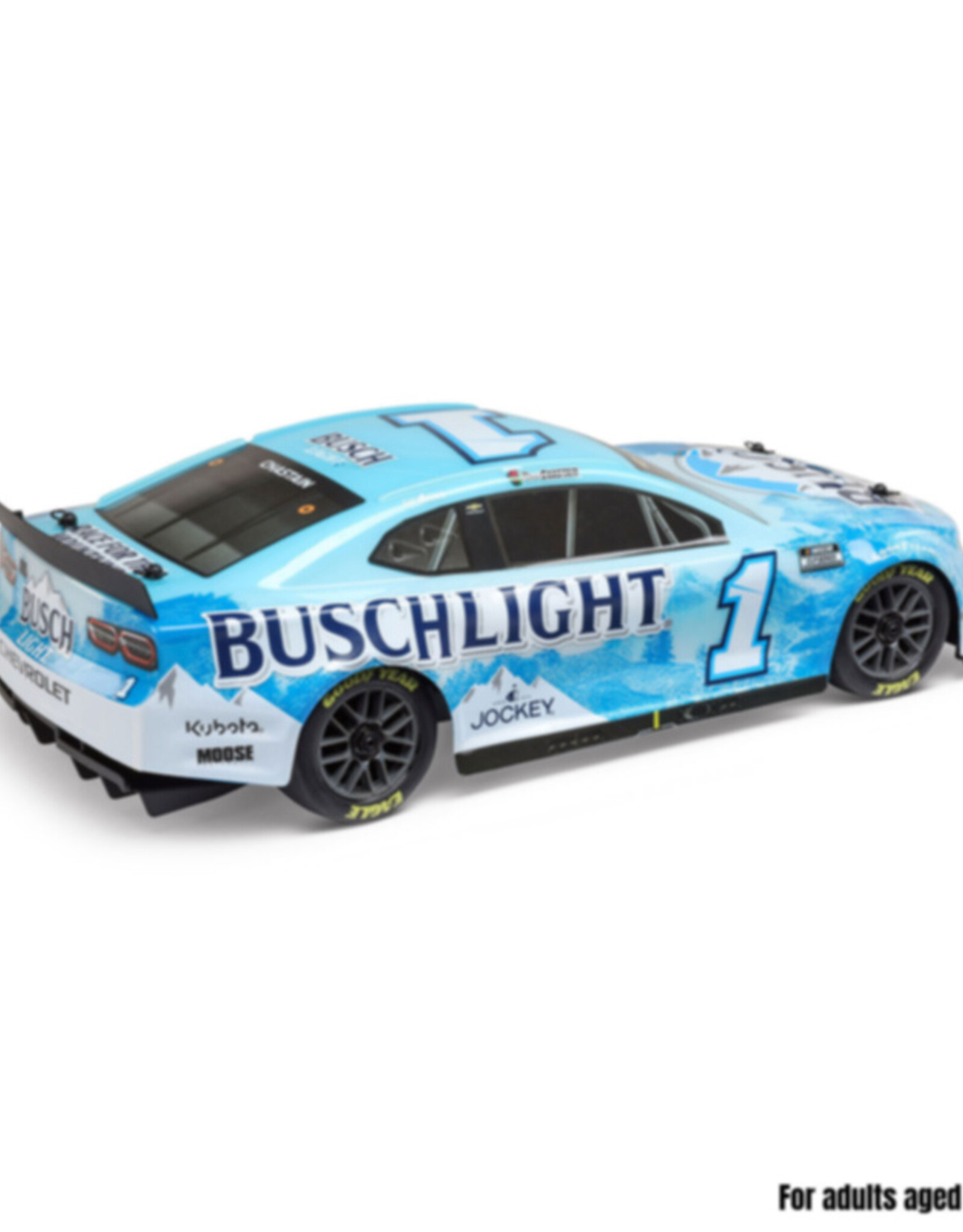 Losi LOS1122501 1/12 NASCAR RC Racecar Ross Chastain No. 1 Busch Light 2025 Chevrolet Camaro ZL1 2S AWD RTR Brushed On-Road (Battery & Charger Included)