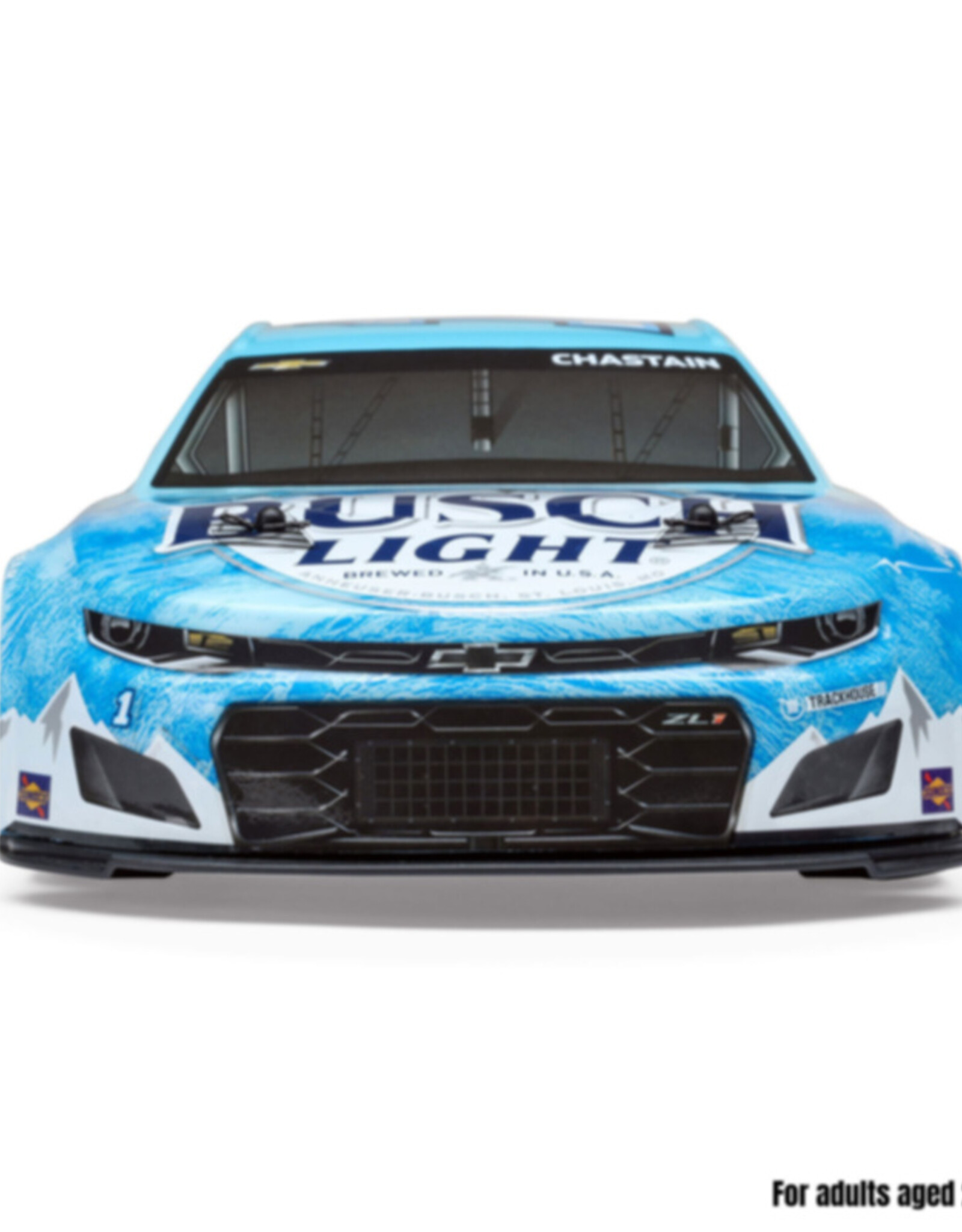Losi LOS1122501 1/12 NASCAR RC Racecar Ross Chastain No. 1 Busch Light 2025 Chevrolet Camaro ZL1 2S AWD RTR Brushed On-Road (Battery & Charger Included)