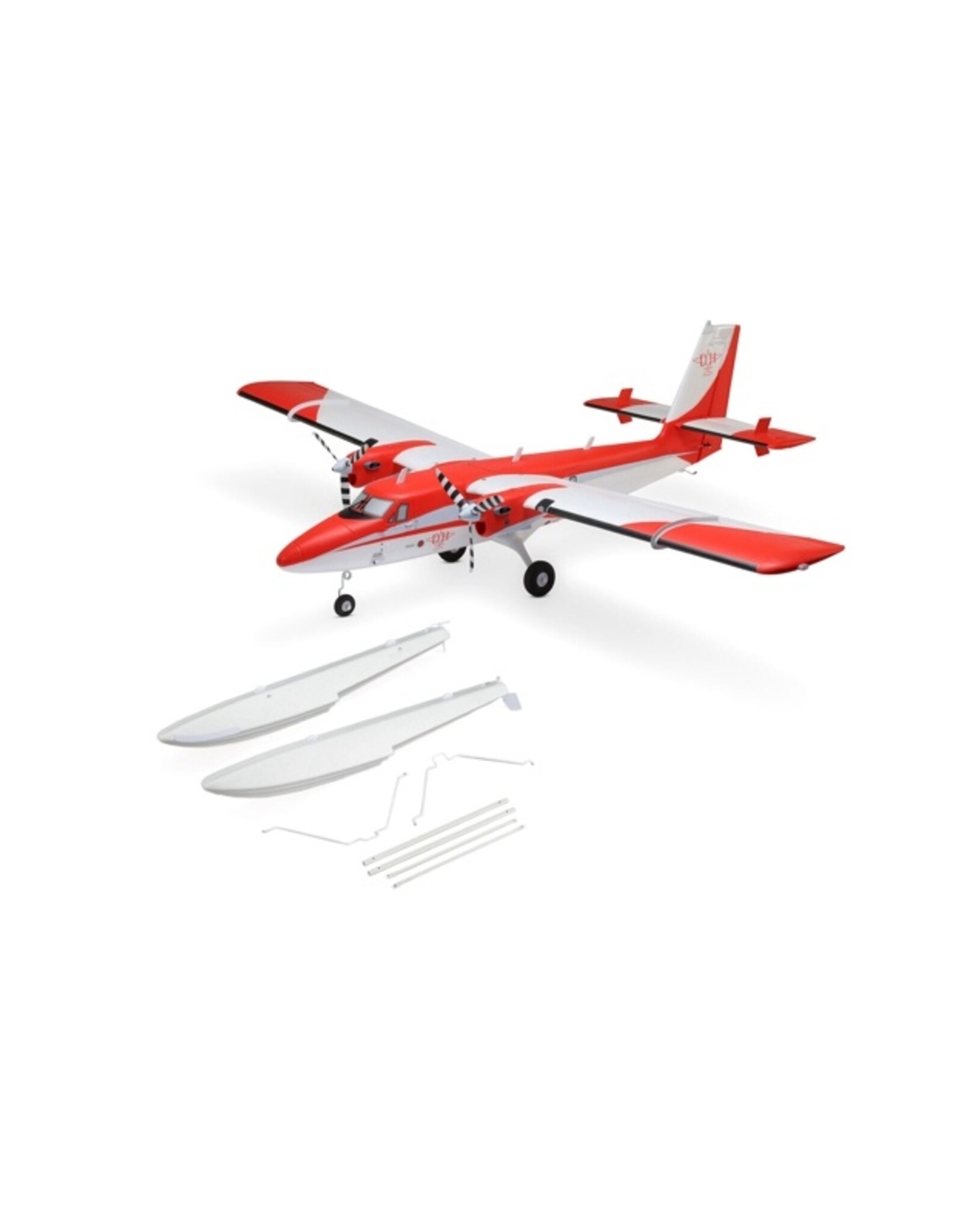 eflite EFL32050CF DHC-6 Twin Otter 1.4m BNF Basic with AS3X+ and SAFE Select Combo with Floats