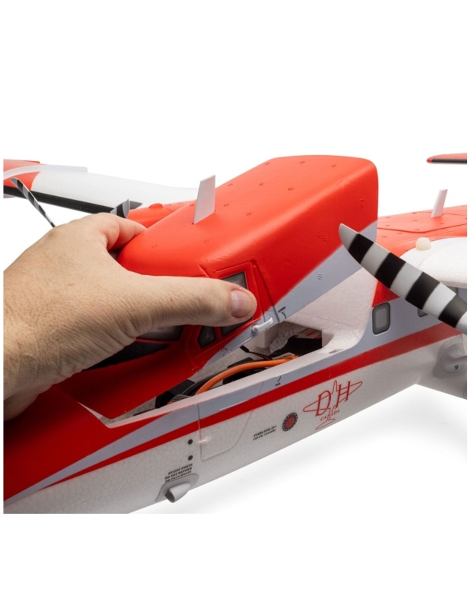 eflite EFL32050CF DHC-6 Twin Otter 1.4m BNF Basic with AS3X+ and SAFE Select Combo with Floats