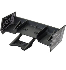 Proline Racing PRO642300 1/18 Sector Wing Set and Roof Skids Black: Granite GROM