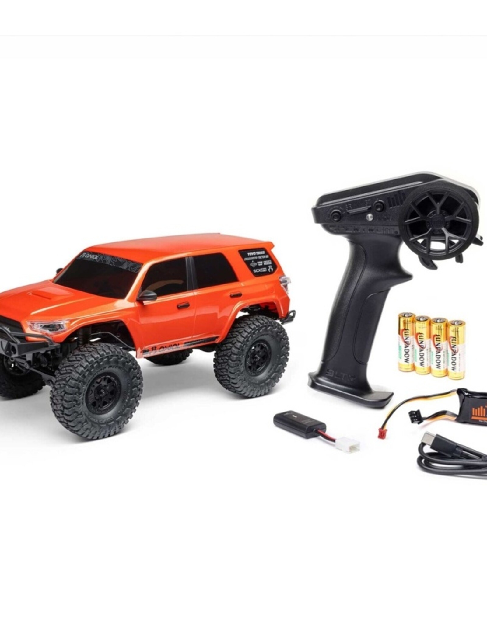 Axial 1/24 SCX24 Toyota 4Runner 4X4 RTR Brushed Rock Crawler Orange