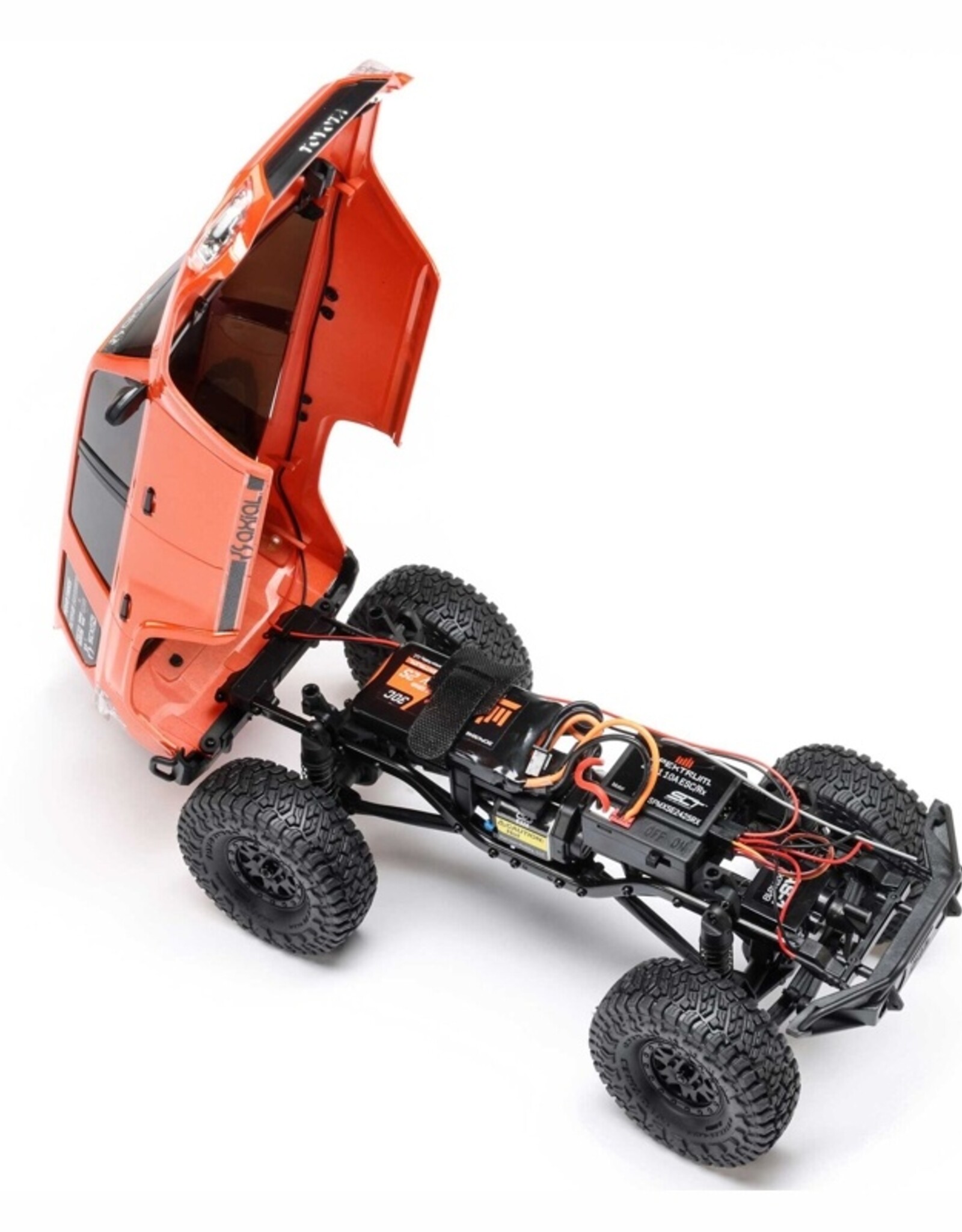 Axial SCX24 Toyota 4Runner 4X4 RTR Brushed Rock Crawler Orange