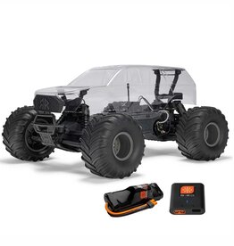 Arrma ARA3230SKT2 1/10 GORGON 2WD RTA Kit Brushed Monster Truck Clear