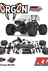 Arrma ARA3230SKT2 1/10 GORGON 2WD RTA Kit Brushed Monster Truck Clear