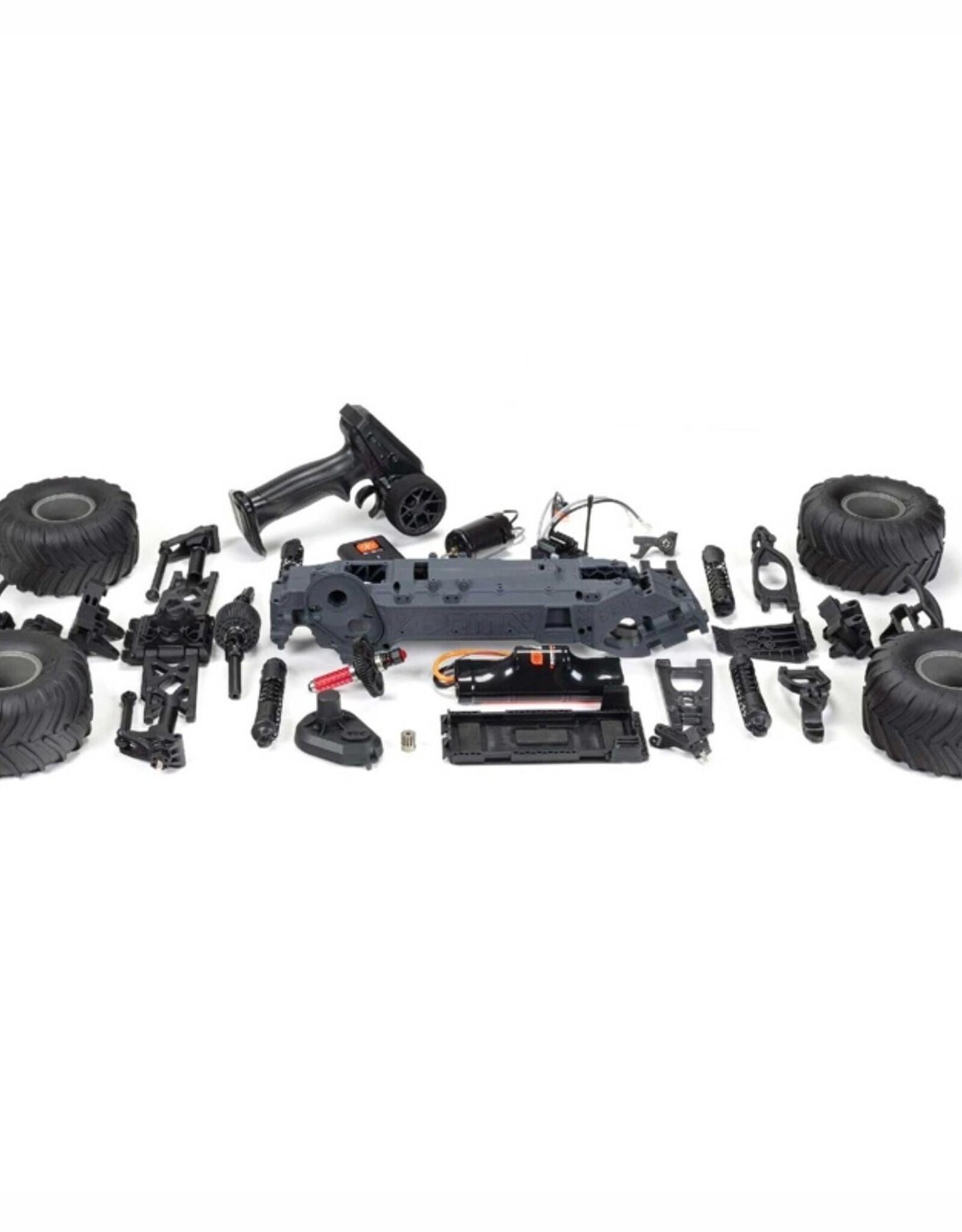 Arrma ARA3230SKT2 1/10 GORGON 2WD RTA Kit Brushed Monster Truck Clear