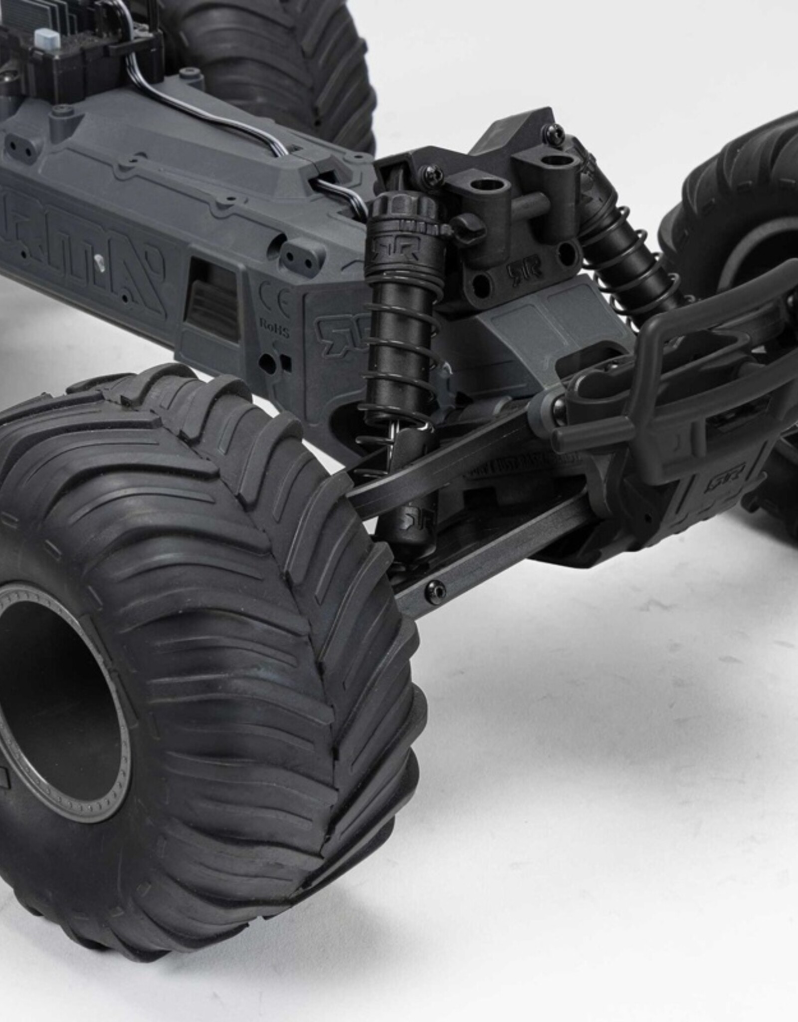 Arrma ARA3230SKT2 1/10 GORGON 2WD RTA Kit Brushed Monster Truck Clear