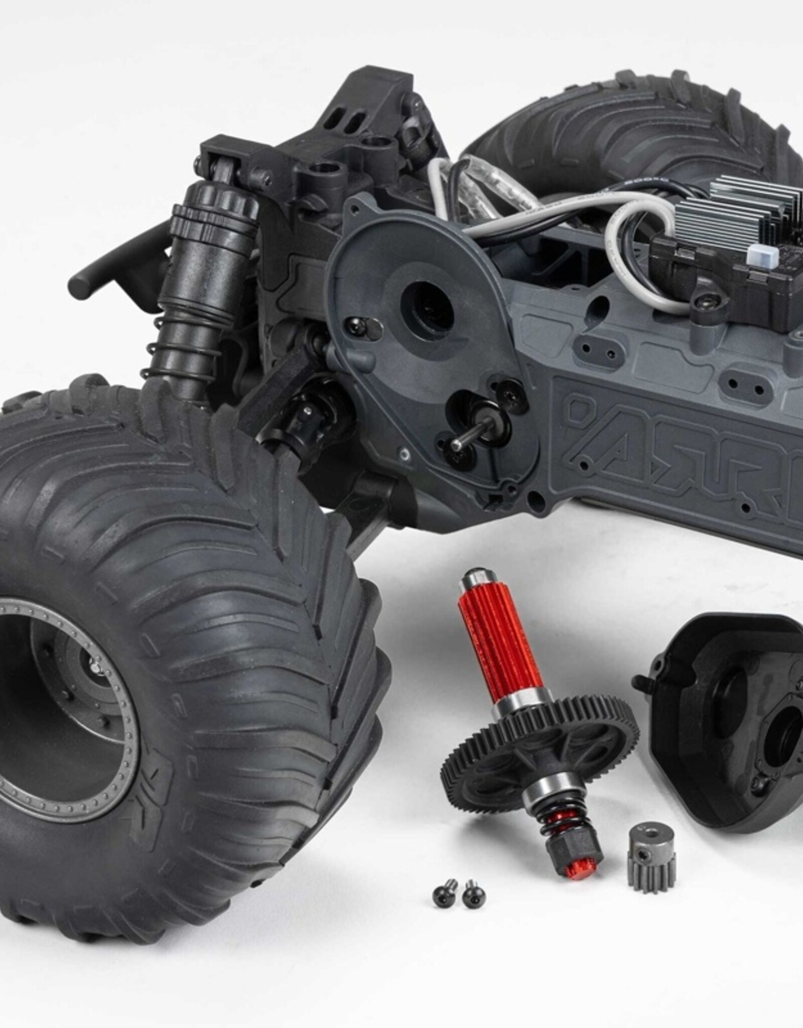 Arrma ARA3230SKT2 1/10 GORGON 2WD RTA Kit Brushed Monster Truck Clear