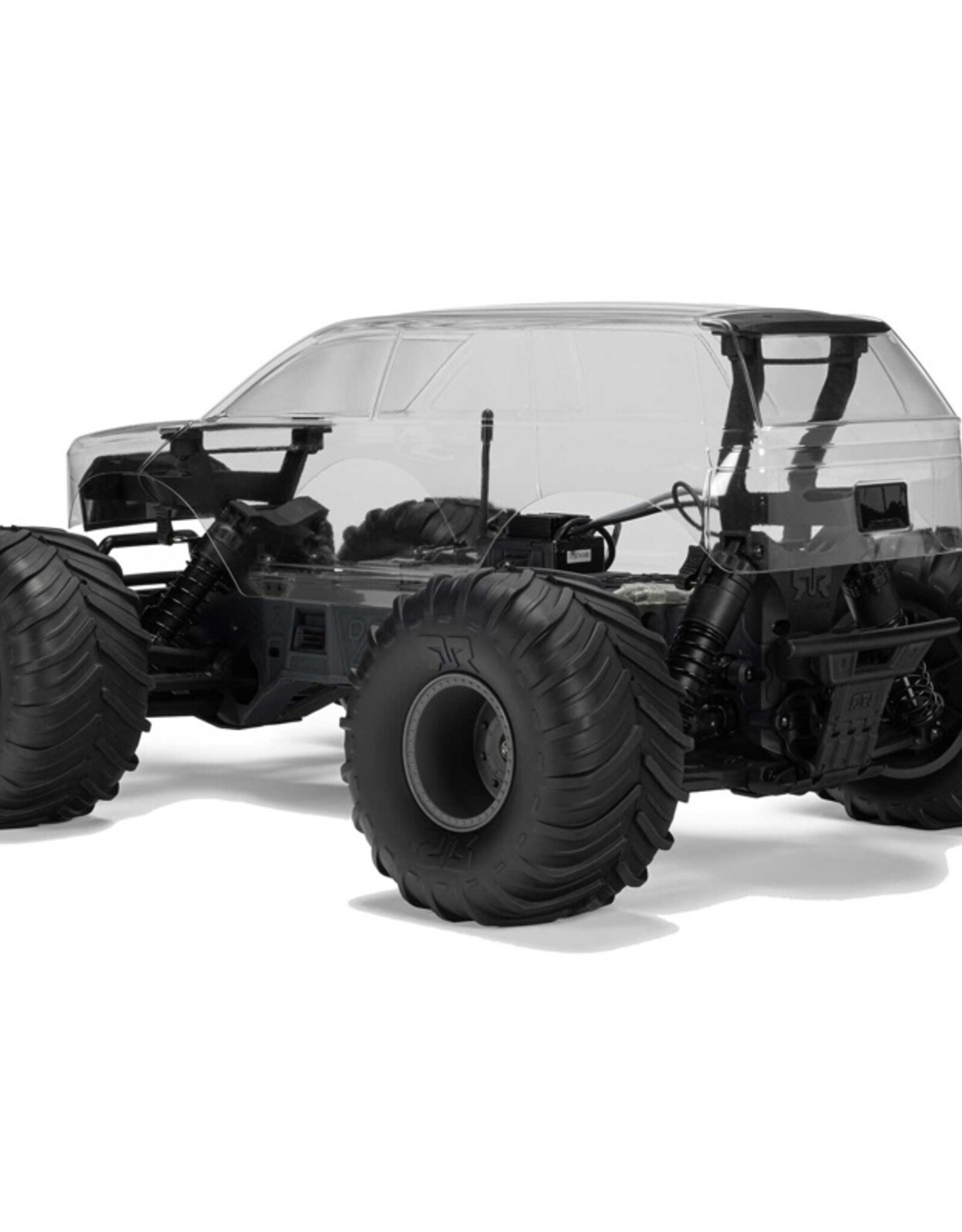 Arrma ARA3230SKT2 1/10 GORGON 2WD RTA Kit Brushed Monster Truck Clear