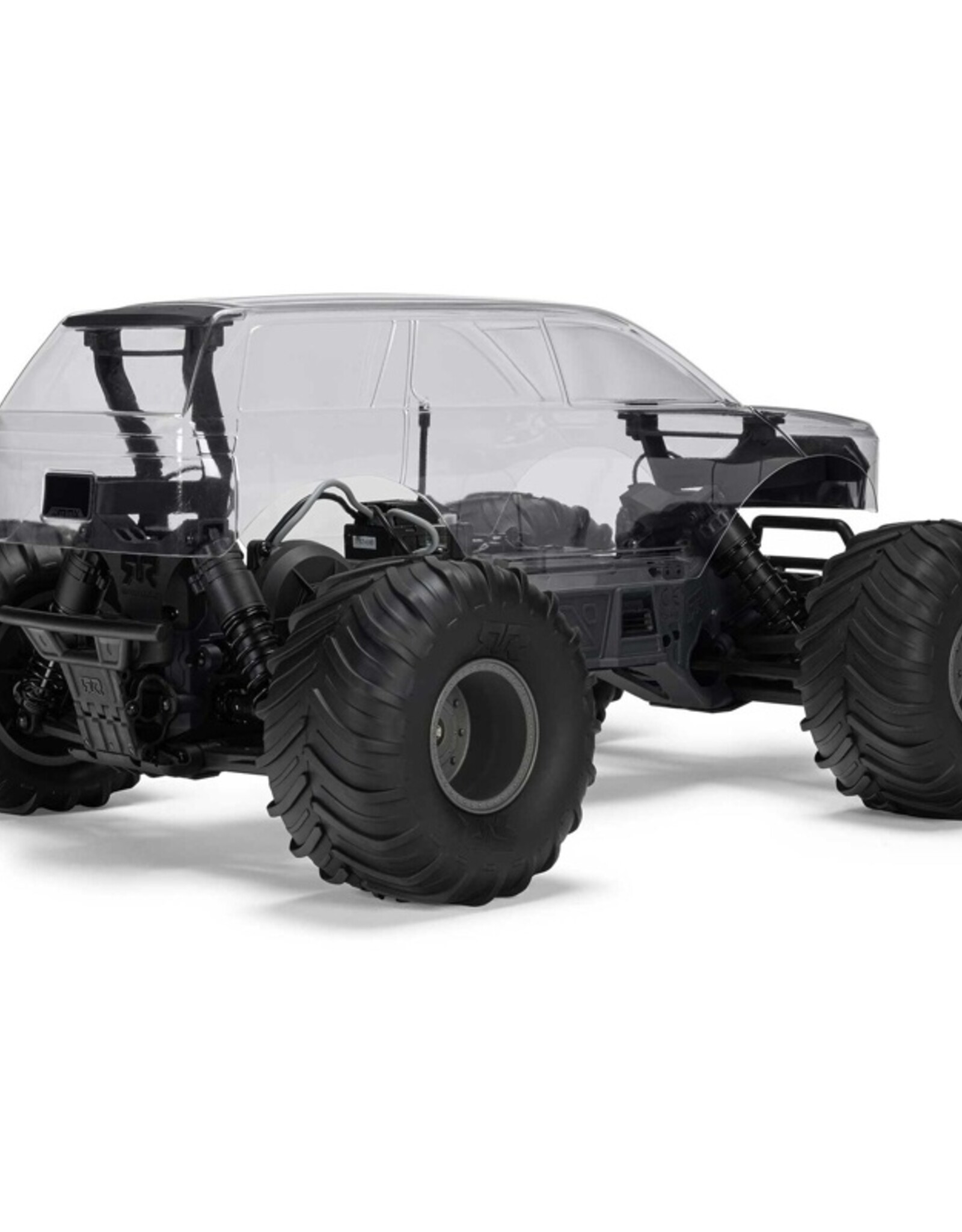 Arrma ARA3230SKT2 1/10 GORGON 2WD RTA Kit Brushed Monster Truck Clear
