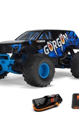 Arrma ARA3230ST5 1/10 GORGON 2WD RTR Brushed Monster Truck (Battery & Charger Included), Blue