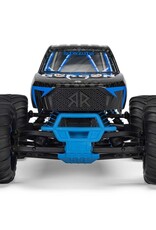 Arrma ARA3230ST5 1/10 GORGON 2WD RTR Brushed Monster Truck (Battery & Charger Included), Blue