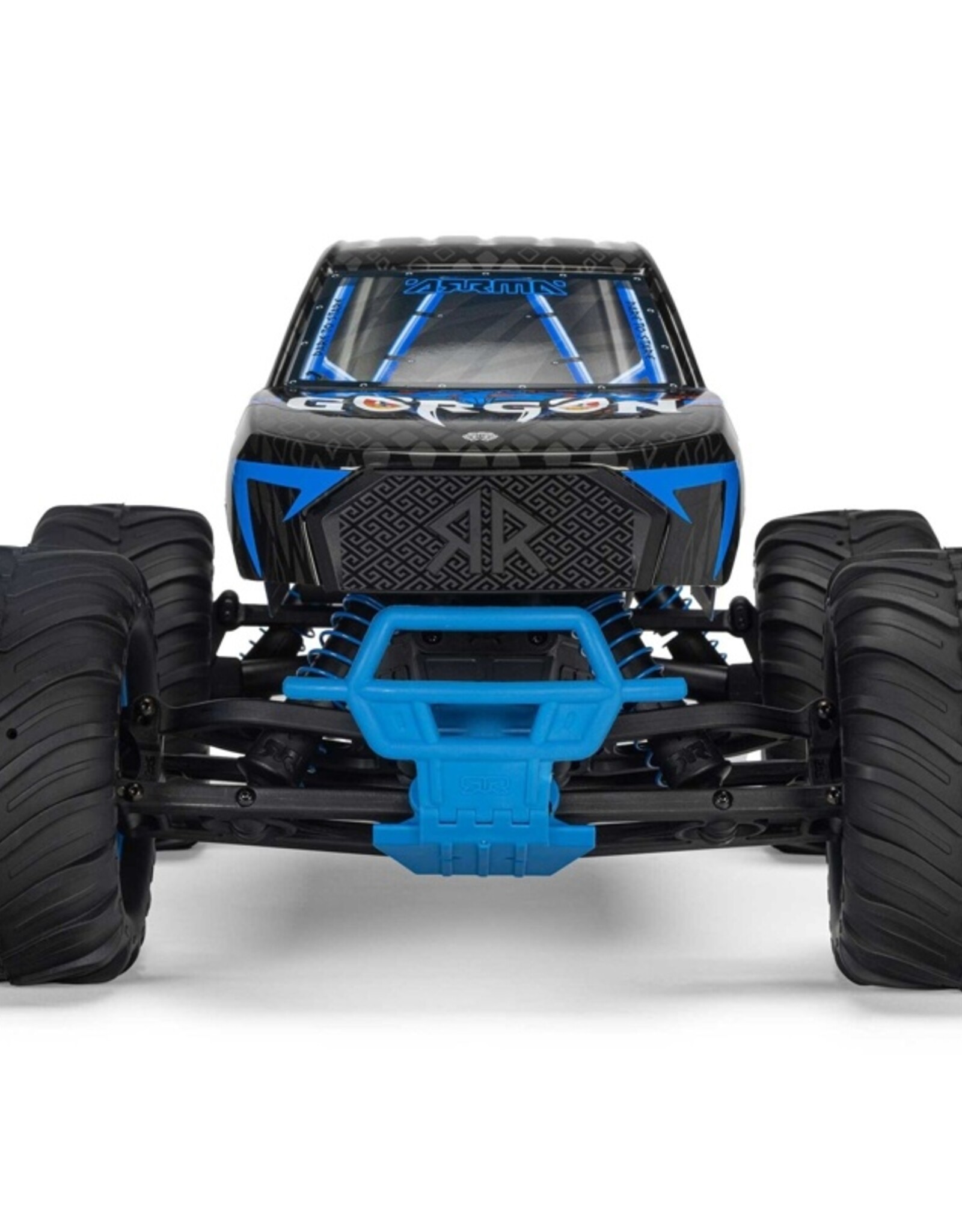 Arrma ARA3230ST5 1/10 GORGON 2WD RTR Brushed Monster Truck (Battery & Charger Included), Blue