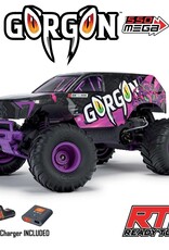 Arrma ARA3230ST4  1/10 GORGON 2WD RTR Brushed Monster Truck , Purple