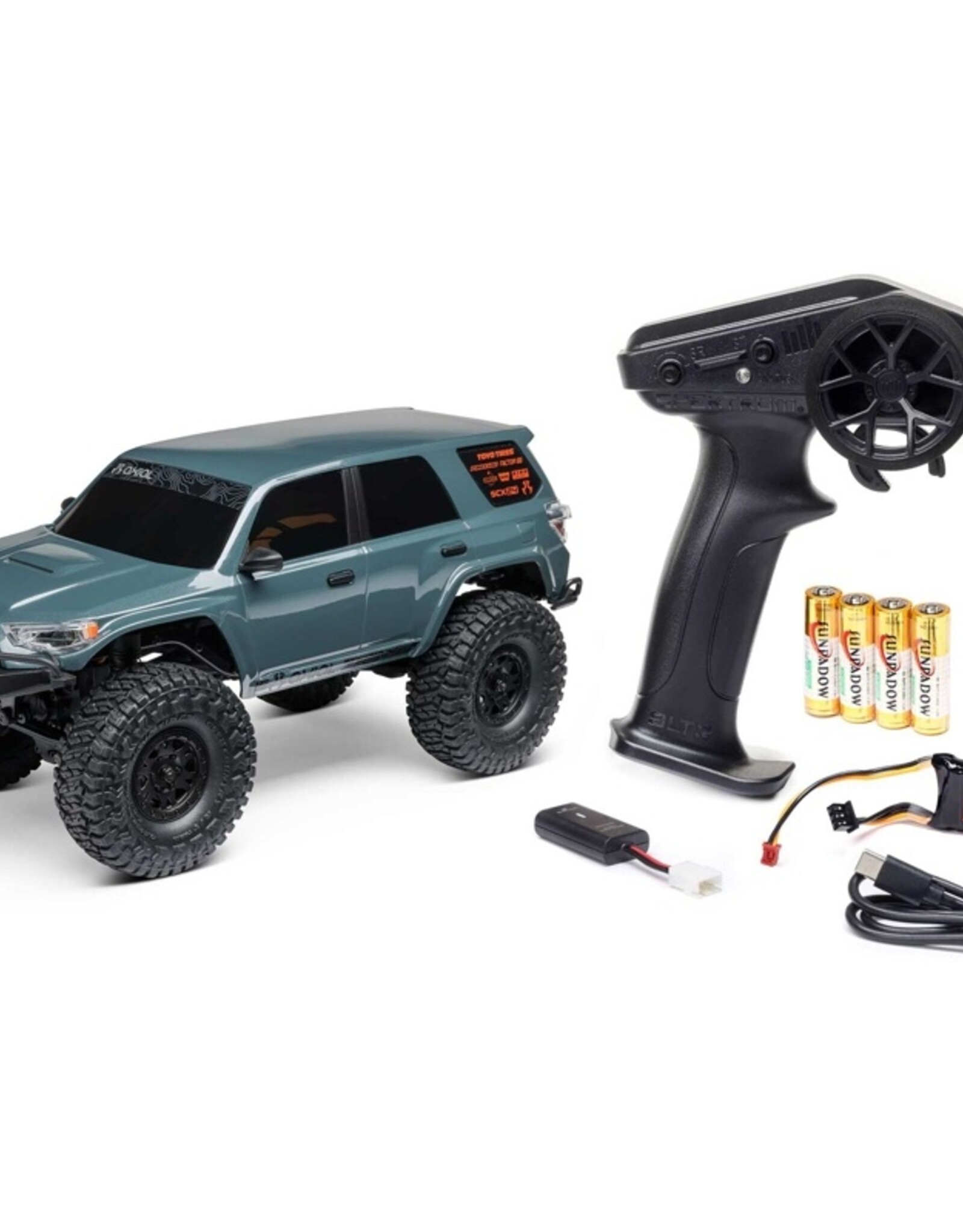 Pro-Line Racing AXI-2035T2   1/24 SCX24 Toyota 4Runner 4X4 RTR Brushed Rock Crawler (Battery & Charger Included), Gray
