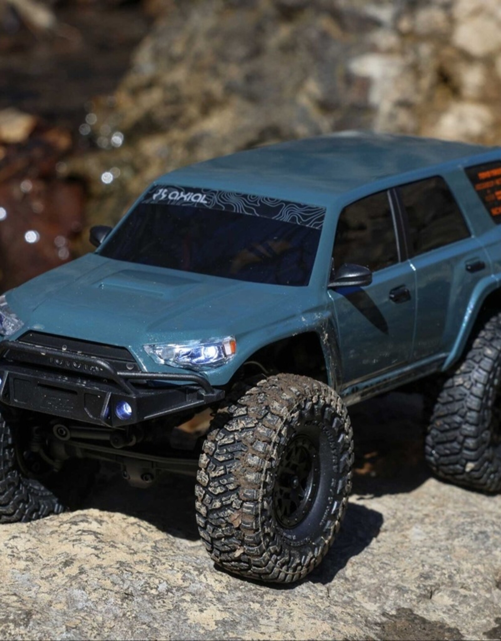 Pro-Line Racing AXI-2035T2   1/24 SCX24 Toyota 4Runner 4X4 RTR Brushed Rock Crawler (Battery & Charger Included), Gray