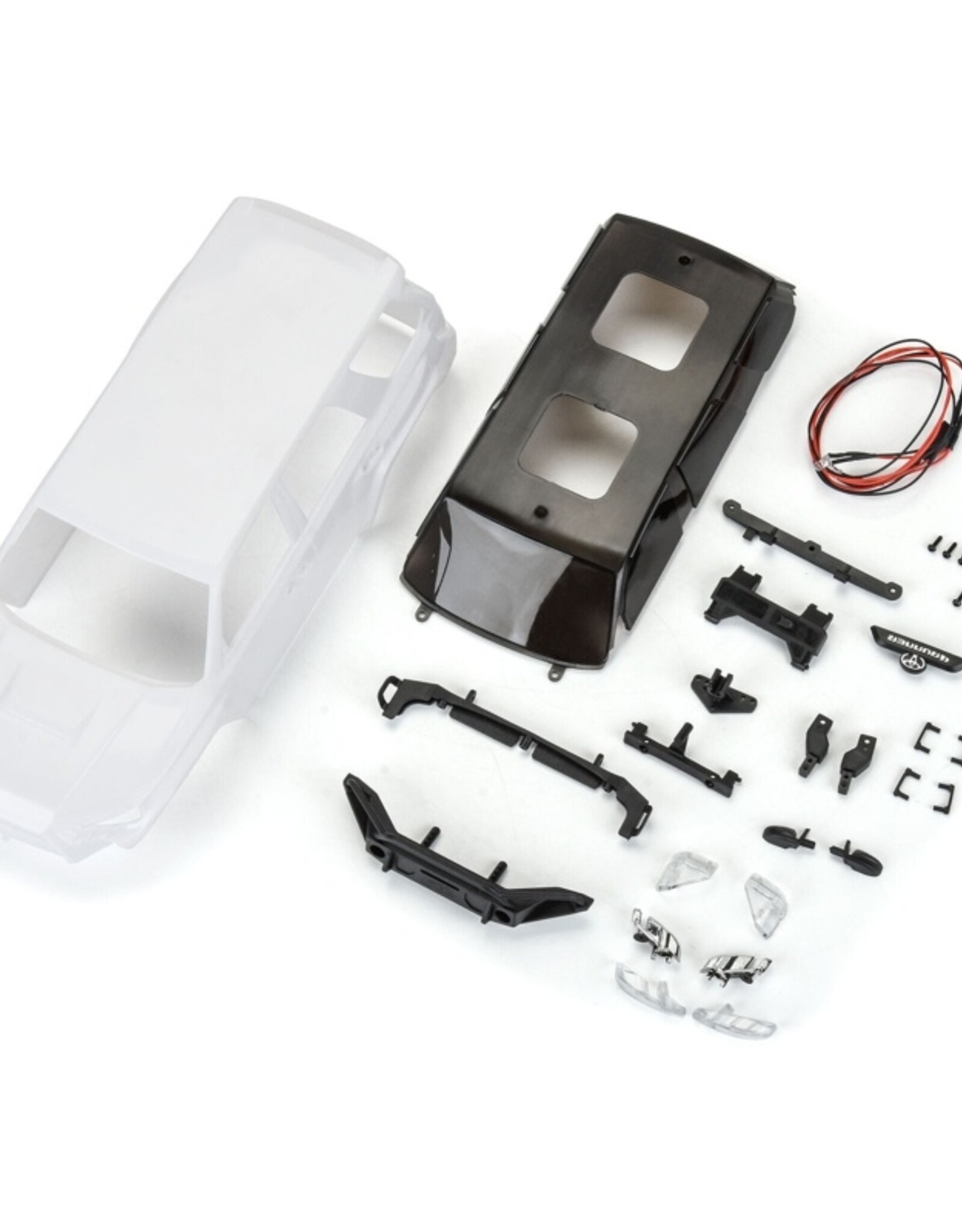 Pro-Line Racing PRO362100 1/24 2023 Toyota 4Runner TRD Pro White Hard Body Unassembled: SCX24