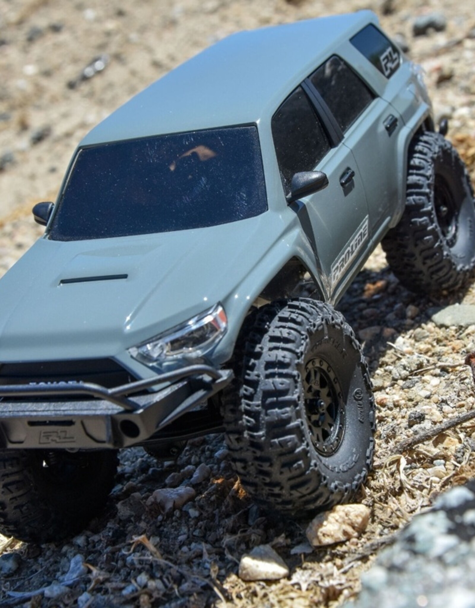 Proline Racing PRO362114 1/24 2023 Toyota 4Runner TRD Pro Gray Hard Body Assembled: SCX24