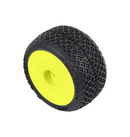 Proline Racing PRO10315121/28 Electron 2.0 T F/R Tires Mounted 7mm Yellow (4): Micro-T