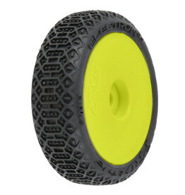 Proline Racing PRO1031412 1/24 Electron 2.0 Buggy F/R Tires Mounted 7mm Yellow (4): Micro-B