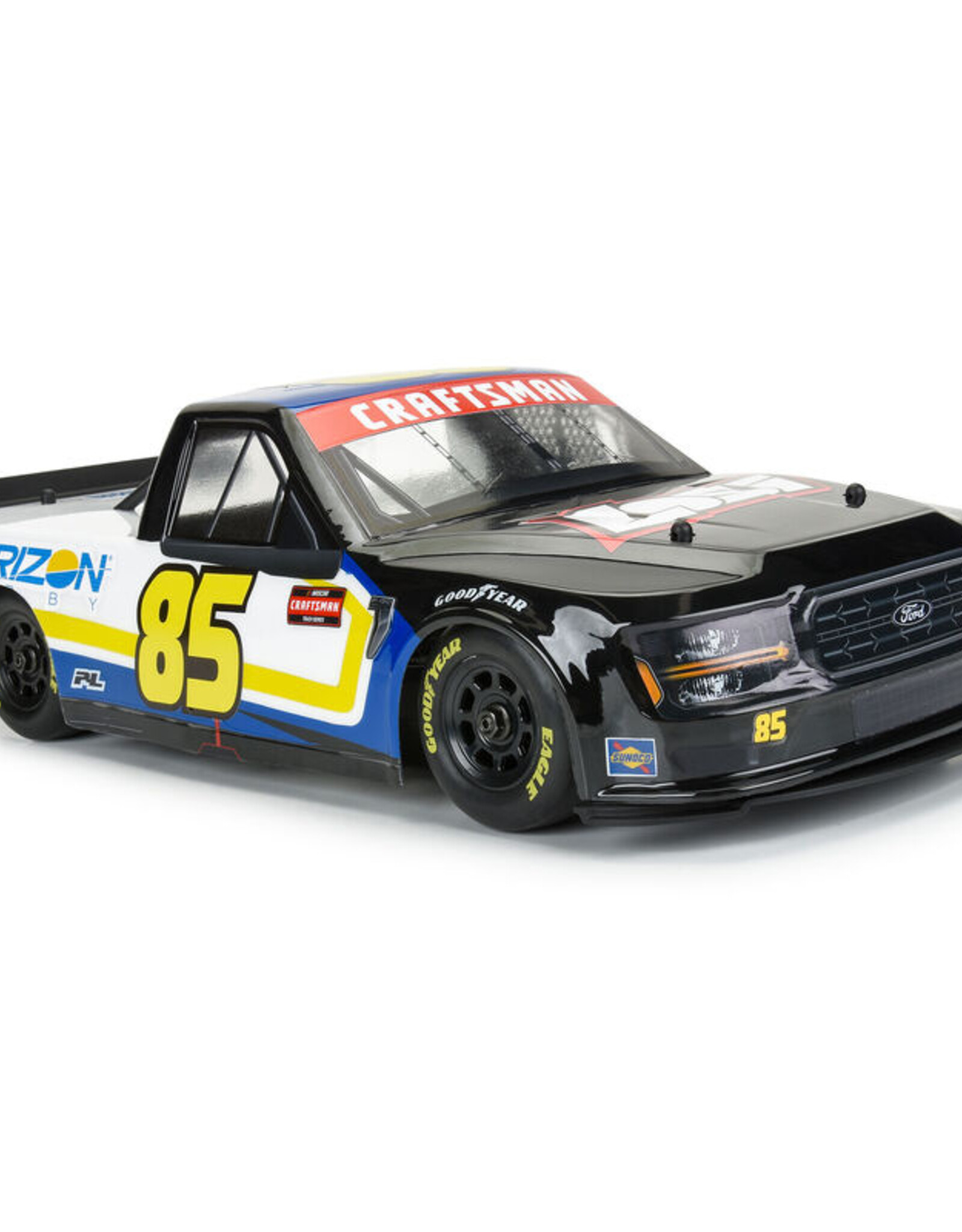 Proline PRO365400 Pre-Cut 2024 Ford F-150 NASCAR Truck Series Clear Body for Losi NASCAR Racecar