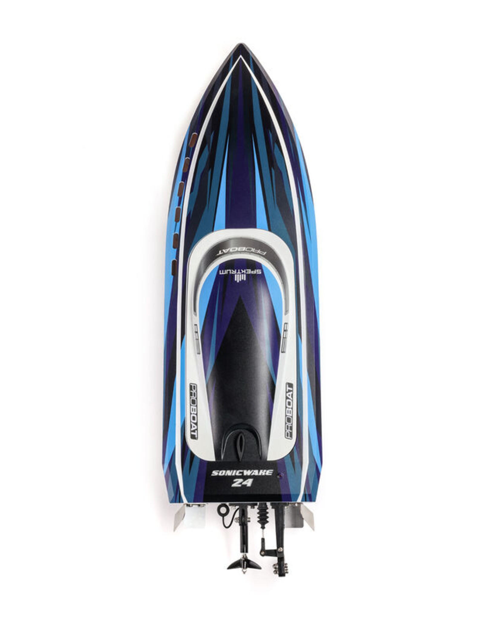 PRB ProBoat PRB-1992T2 Sonicwake 24" Self-Righting Brushless Deep-V RTR (Battery & Charger Included), Blue