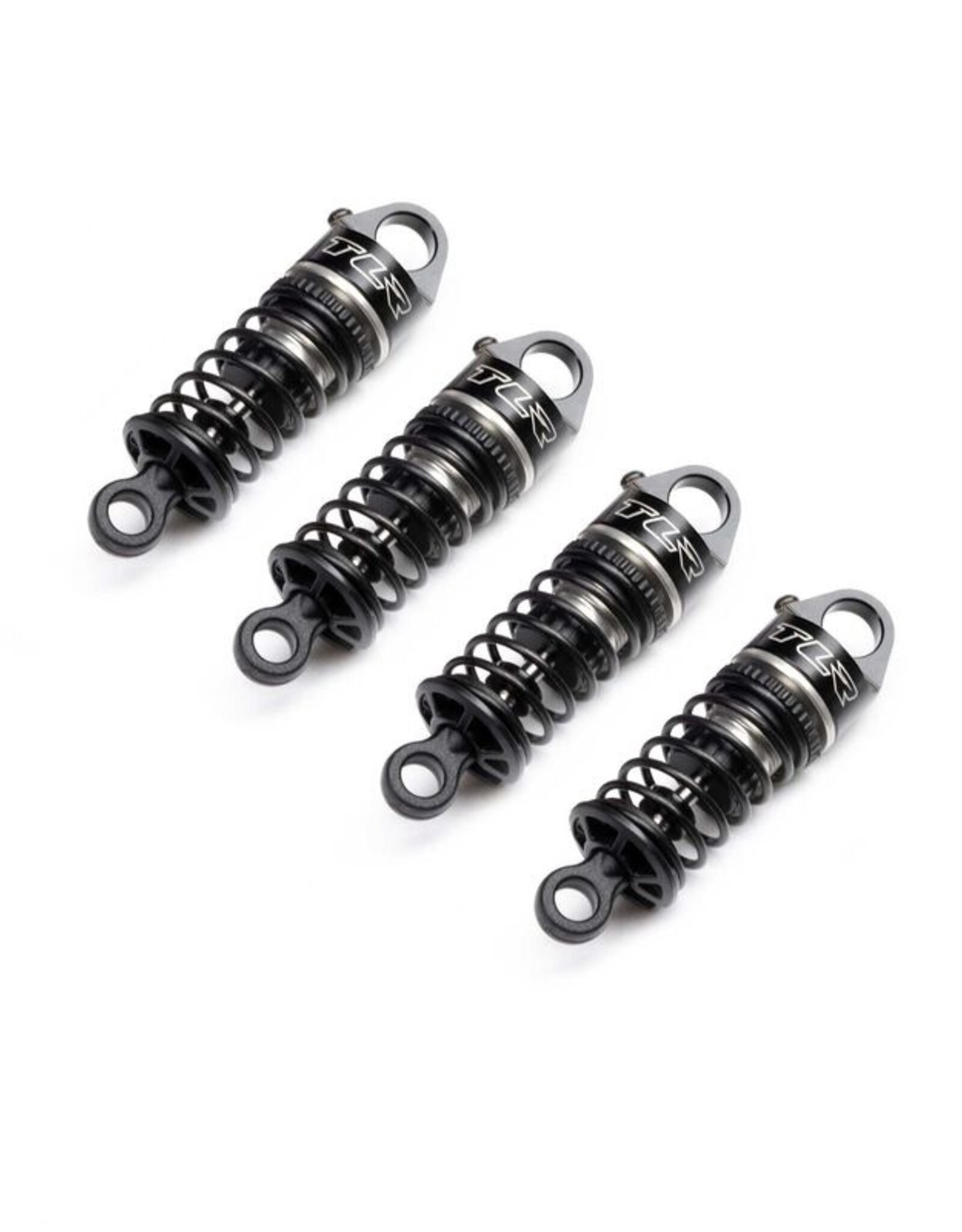 TLR LOS-1931 Aluminum Shock Set, On-Road, Assembled (4): GROM