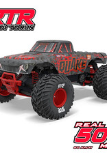 Arrma ARA3537T1 1/10 QUAKE 223S DSC 2WD RTR Brushless Monster Truck, Red
